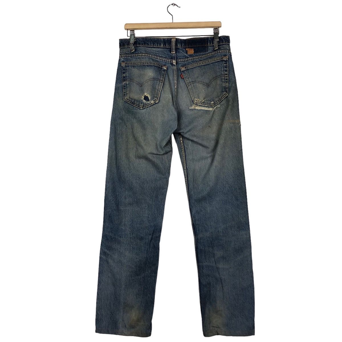 Levi's 🔥Vintage Distressed Denim Jeans Levi’s Size US 32 / EU 48 - 8 Thumbnail