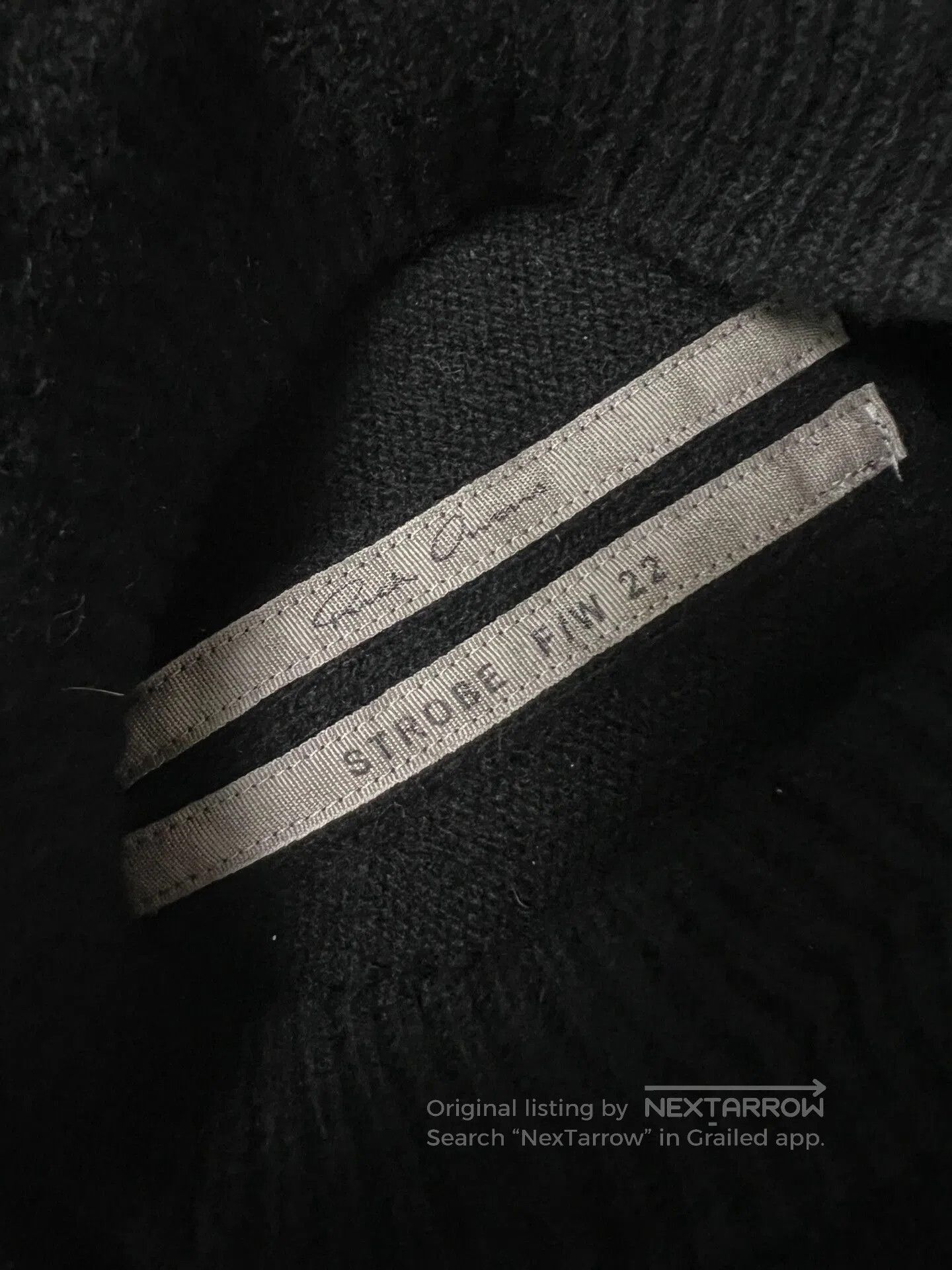 Rick Owens Rick Owens Lettered Cashmere Sweater. Size US L / EU 52-54 / 3 - 6 Thumbnail