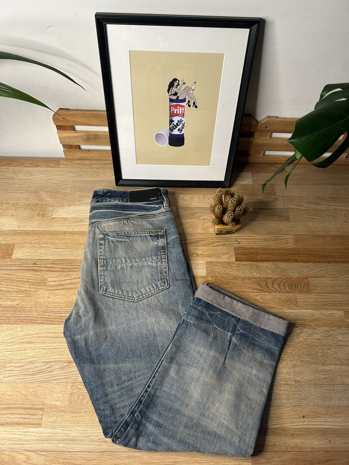Amiri Amiri M022 Denim Jeans - Size 32R Size US 32 / EU 48 - 1 Thumbnail