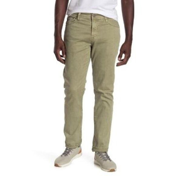 AG Adriano Goldschmied AG Adriano Goldschmied Mens Green Everett SUD Slim Straight Size US 30 / EU 46 - 1 Thumbnail
