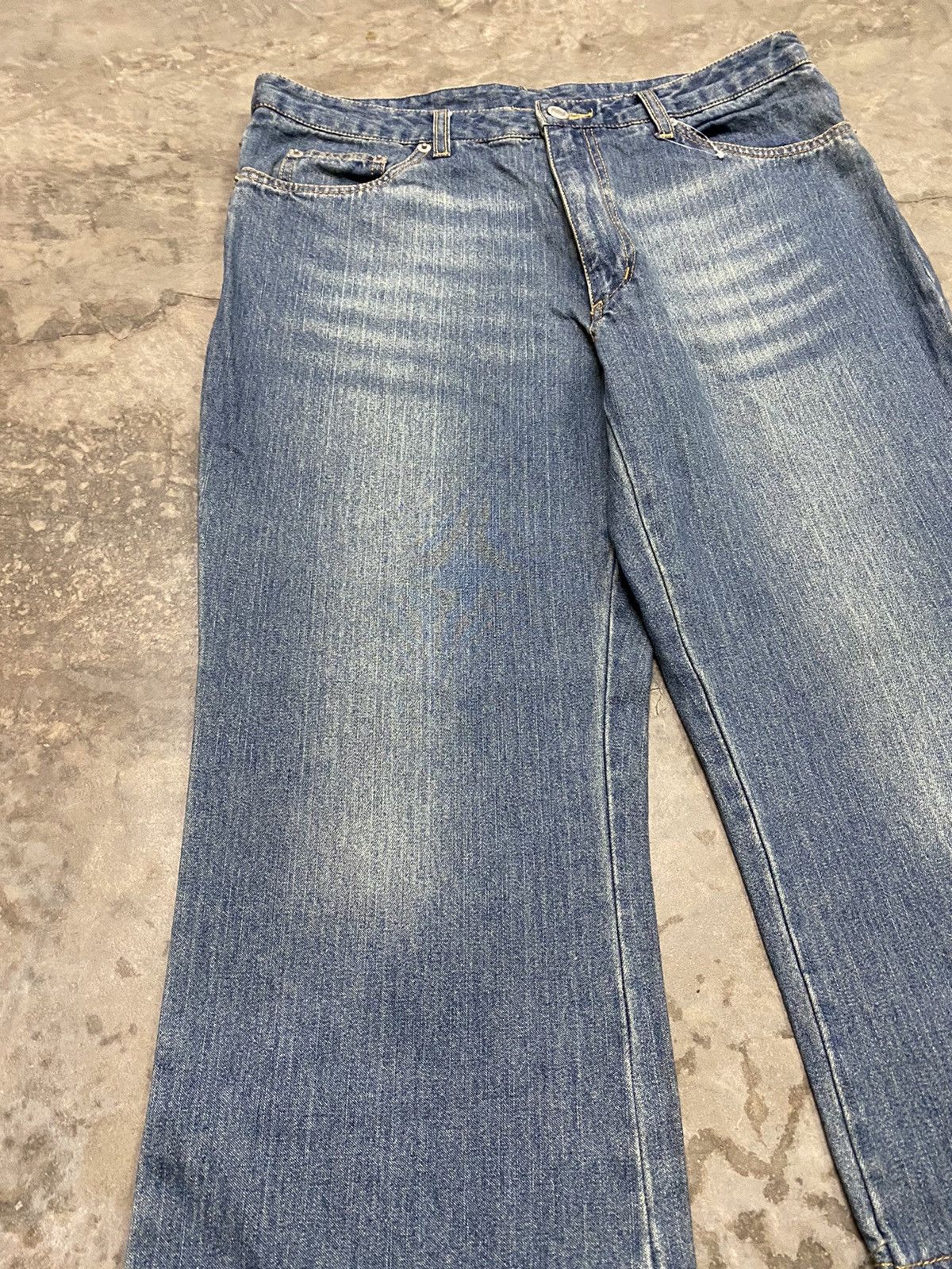 Beauty Beast × Japanese Brand Rare Flare Vintage 80s Hippie Style Baggy Jeans Size US 32 / EU 48 - 5 Thumbnail
