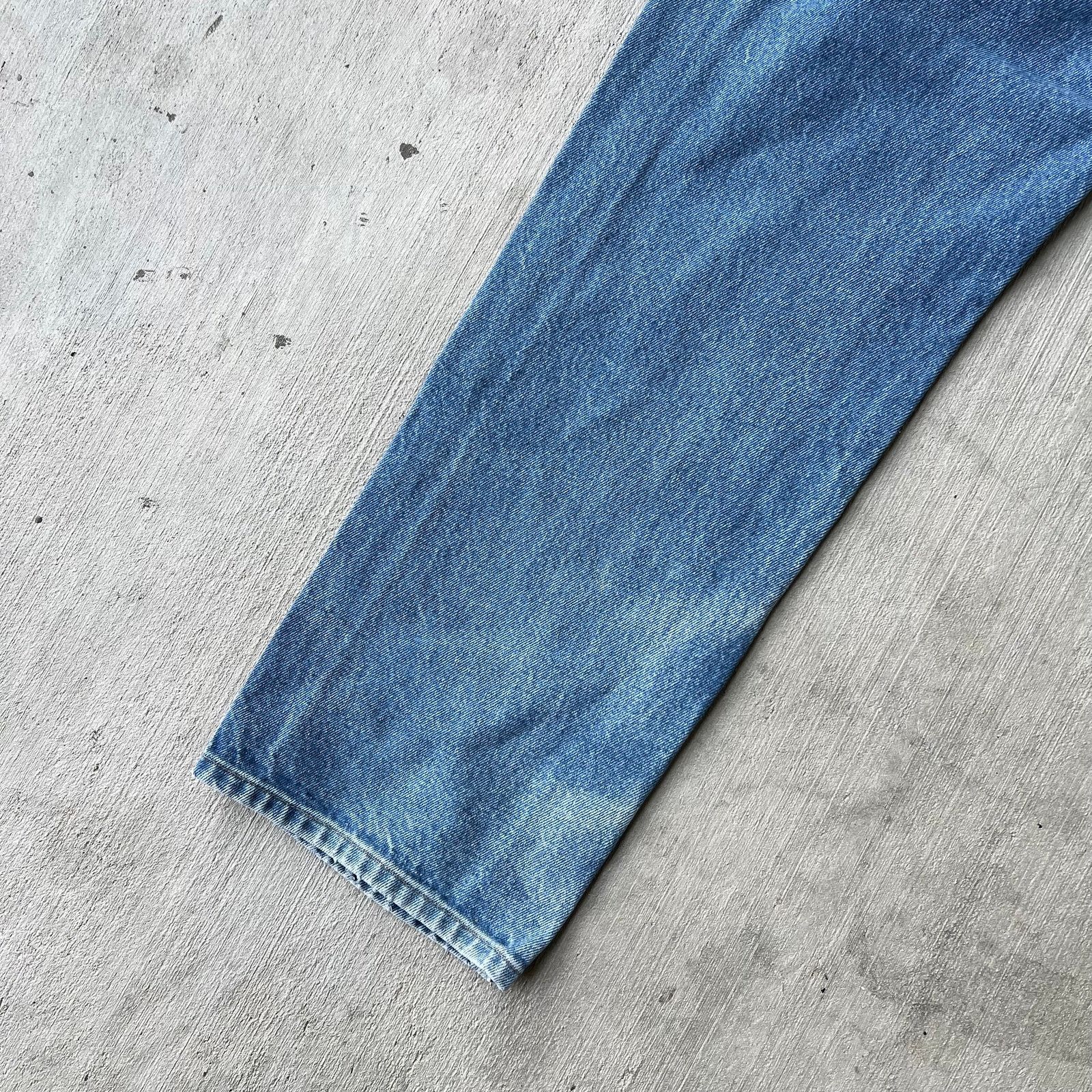 Carhartt × Vintage Carhartt faded blue denim double knee jeans work wear pants Size US 31 - 7 Thumbnail