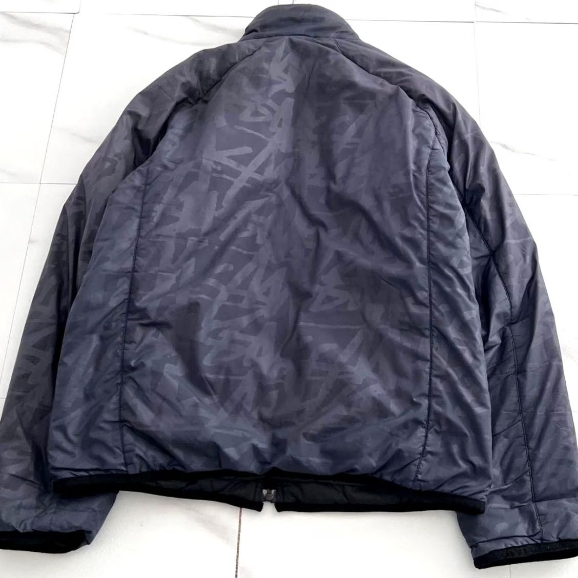 Vintage VINTAGE Old Stussy Reversible Nylon Down Jacket Black S Unisex Size US S / EU 44-46 / 1 - 7 Thumbnail