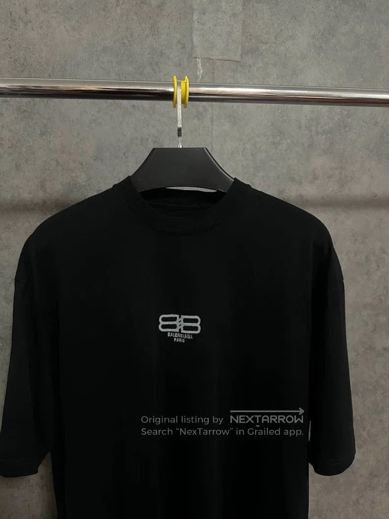 Balenciaga Balenciaga Double B Embroidered Logo T-shirt. Size US M / EU 48-50 / 2 - 2 Thumbnail