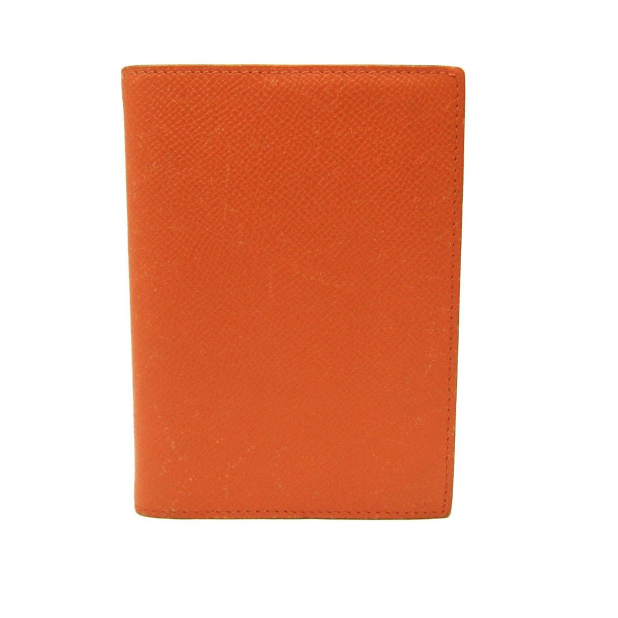 image of Hermes Agenda Compact Size Planner Cover Orange Gm, Women's