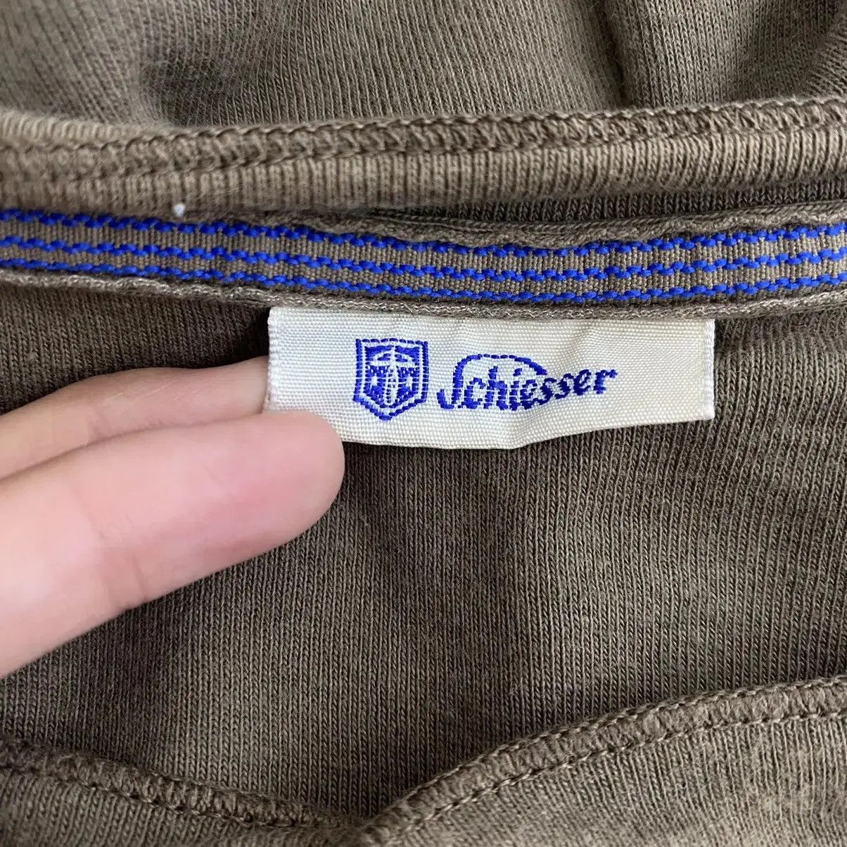 Vintage Vintage SCHIESSER GERMANY Henley Plain Tee Shirt Collection Size US M / EU 48-50 / 2 - 5 Thumbnail