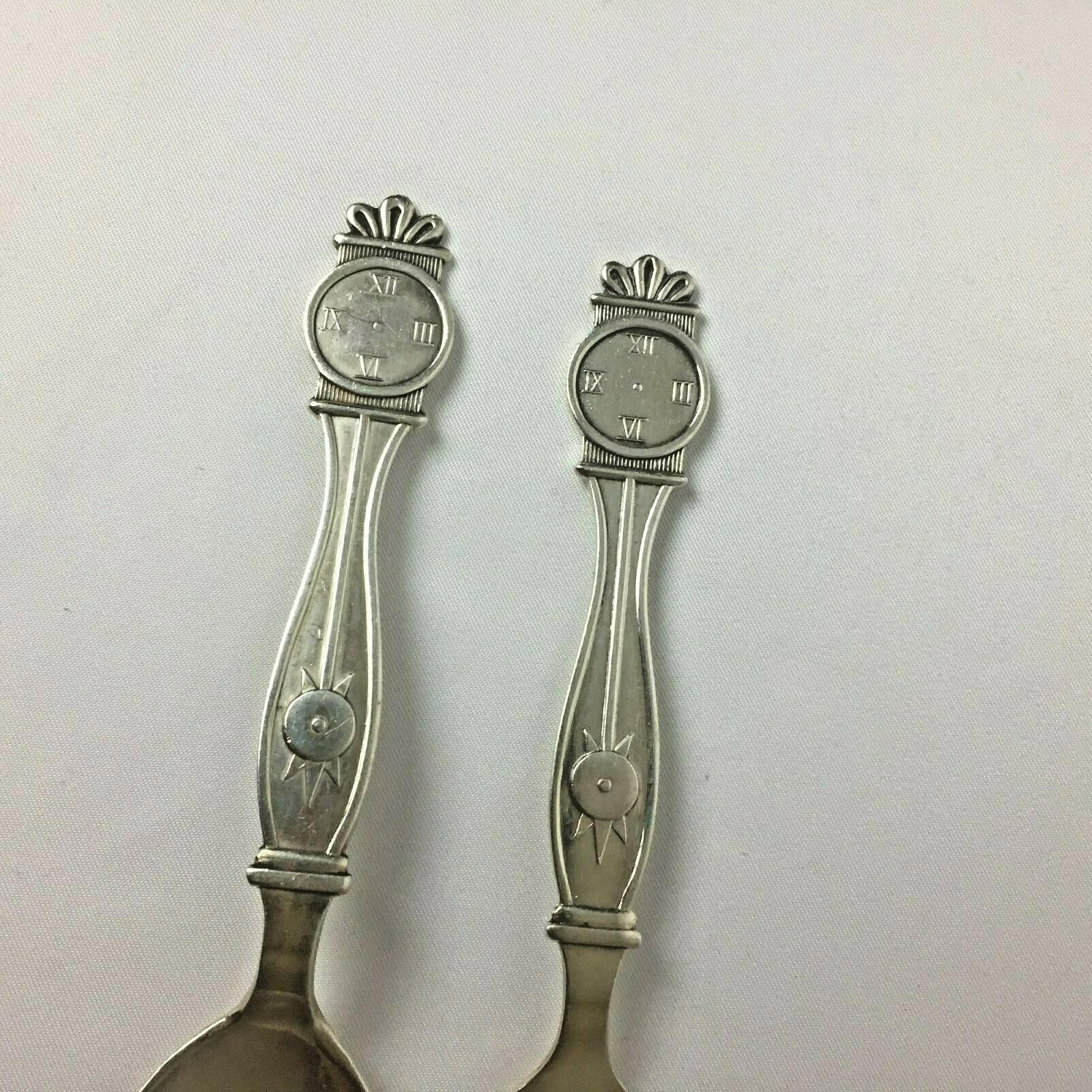 Other Sterling Silver Spoon & Fork Pendulum Clock 1959 OOAK Mexico Size ONE SIZE - 4 Thumbnail