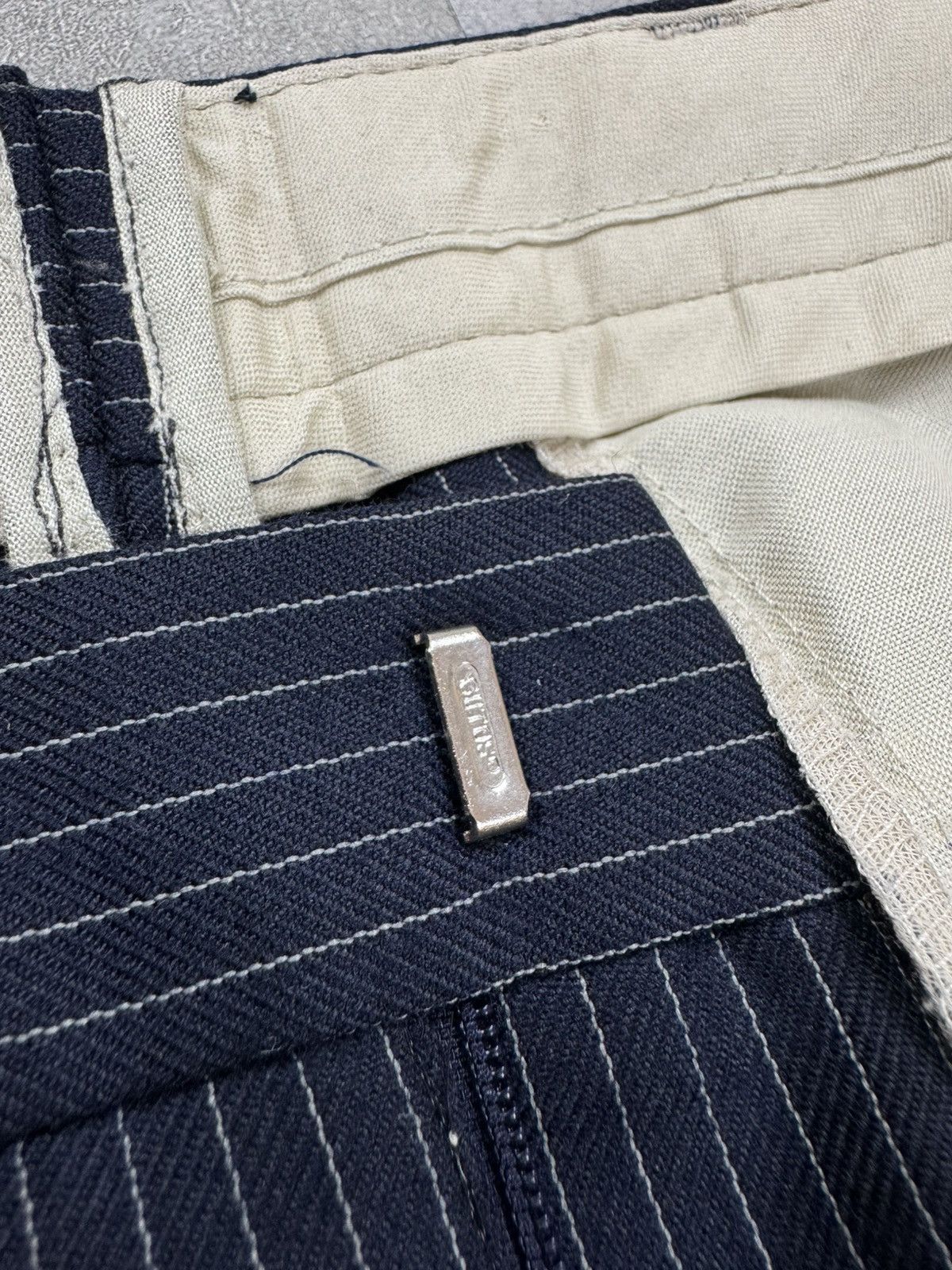 Other Vintage wool stripes trousers pants London Bespoke Mens 31 Size US 31 - 8 Thumbnail