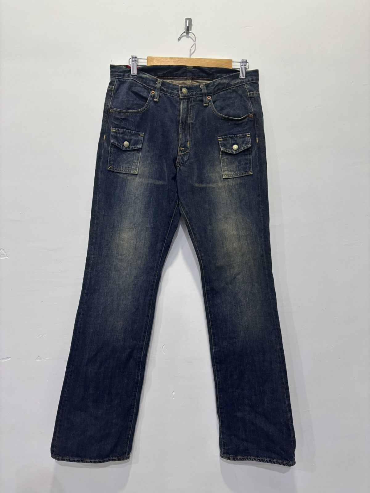 Japanese Brand Japanese Blue Way Bootcut Bush Pant Jeans Size US 32 / EU 48 - 1 Thumbnail