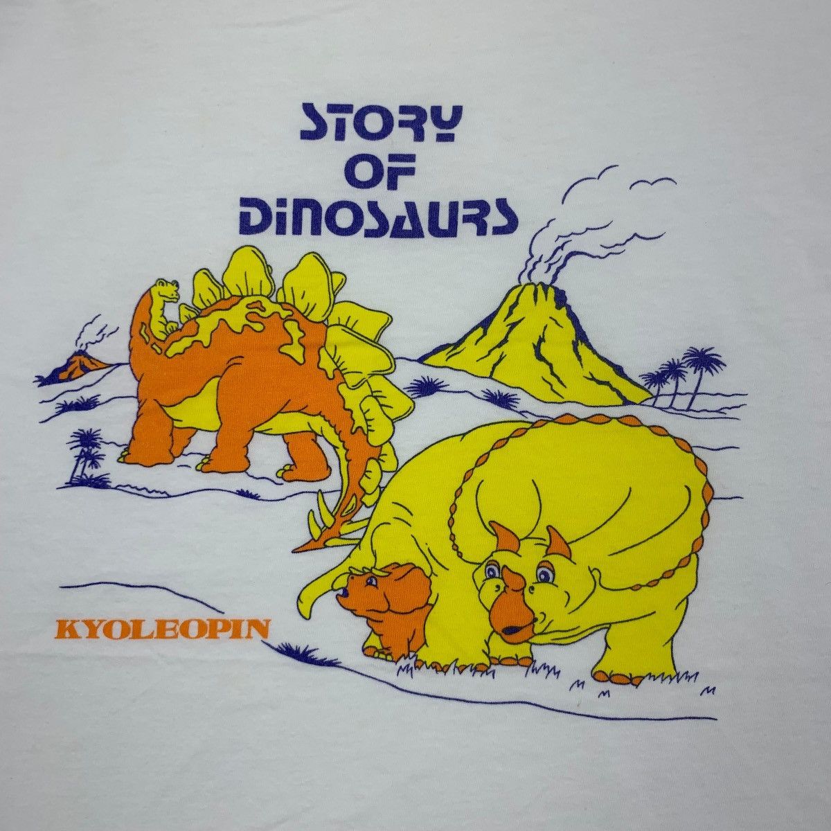 Vintage Vintage JAPAN ANIMATION KYOLEOPIN Story Of Dinosaurs Size S / US 4 / IT 40 - 3 Thumbnail