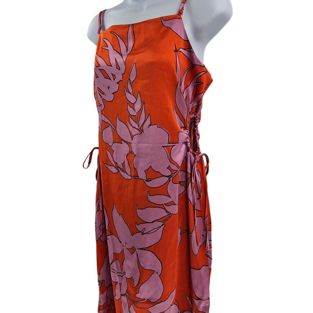 Christian Lacroix Christian Lacroix Floral Satin Shift Dress Size L / US 10 / IT 46 - 3 Thumbnail
