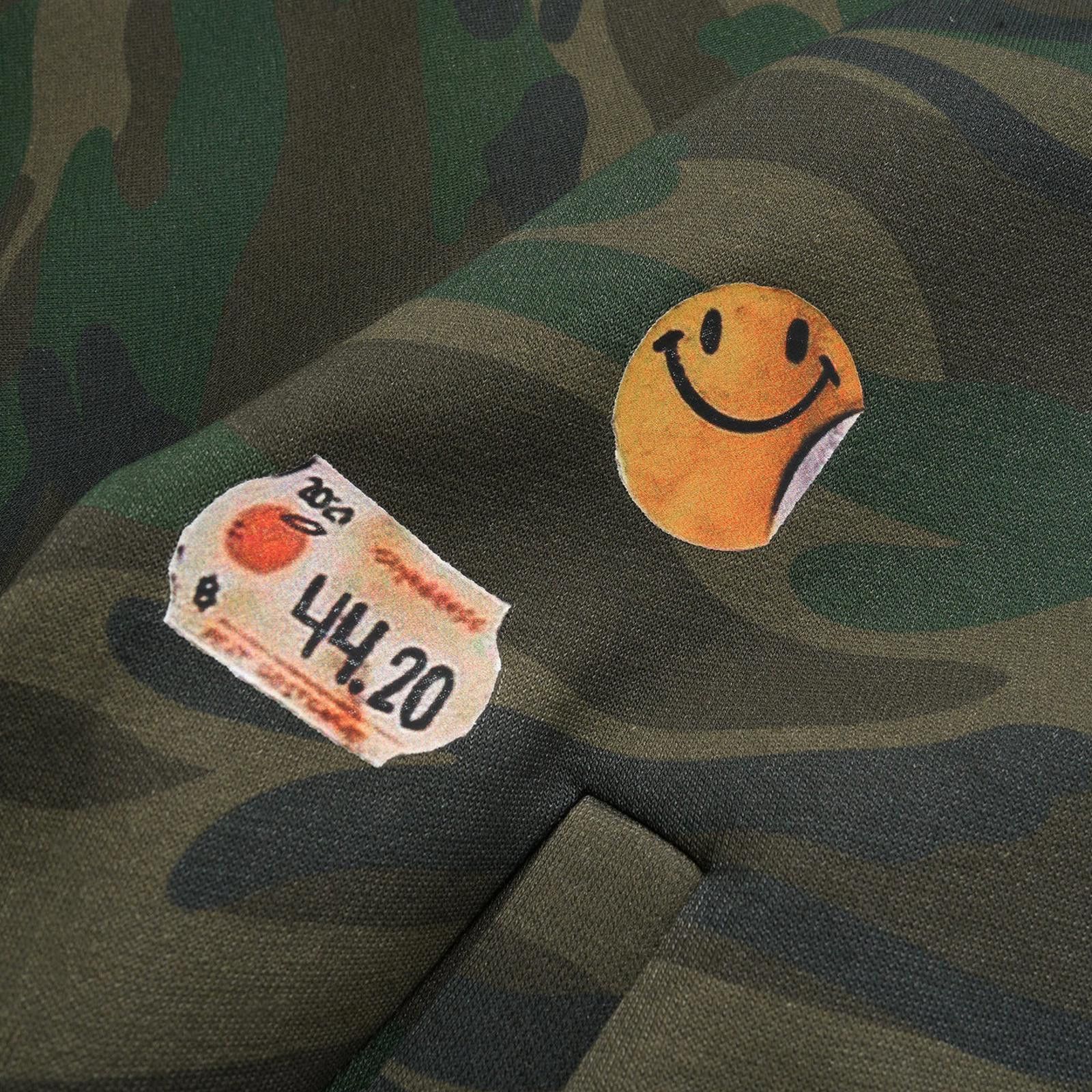 Japanese Brand Camouflage Zip-Up Hoodie with Patch Details, Casual Fit Size US M / EU 48-50 / 2 - 2 Thumbnail