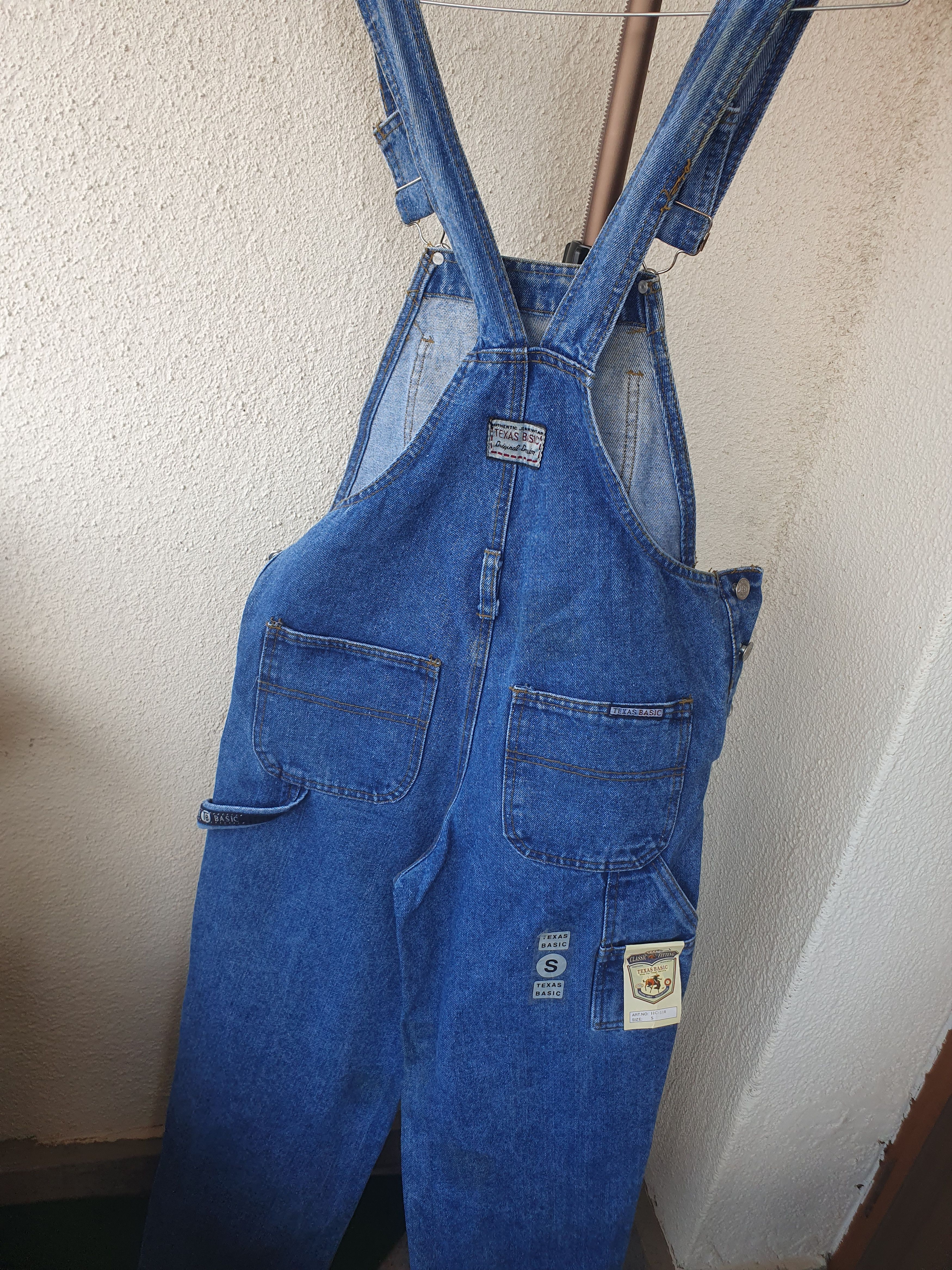 Vintage Texas Basic Authentic Jeanswear Vintage Denim Overall sz S Size US 29 - 12 Thumbnail
