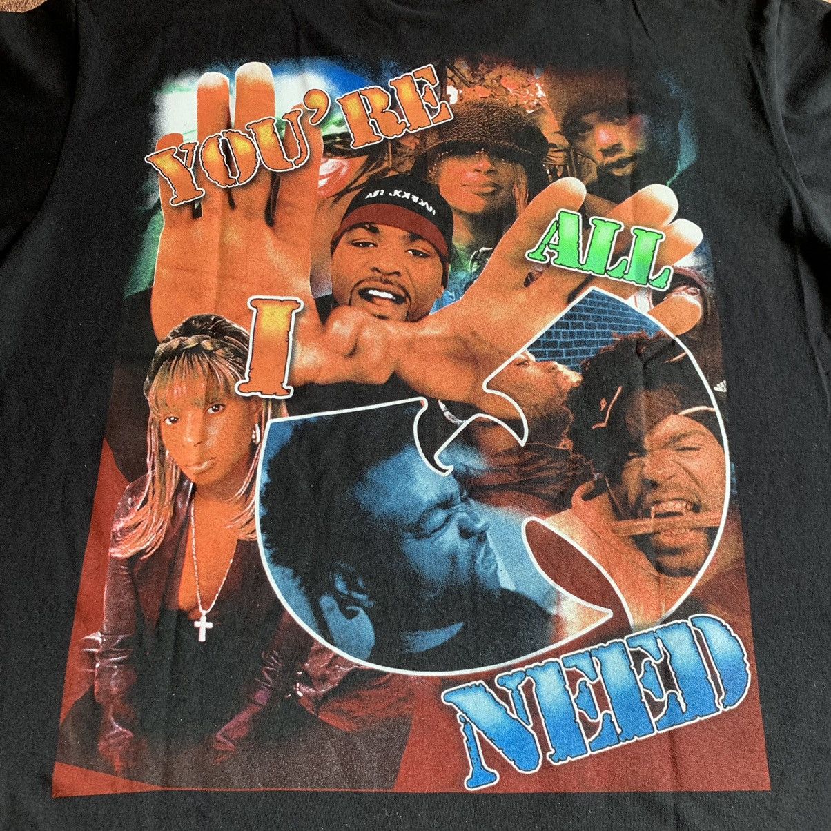 Vintage 💥VERY RARE💥 BOOTLEG RAPTEES METHOD MAN & MARY J BLIGE 