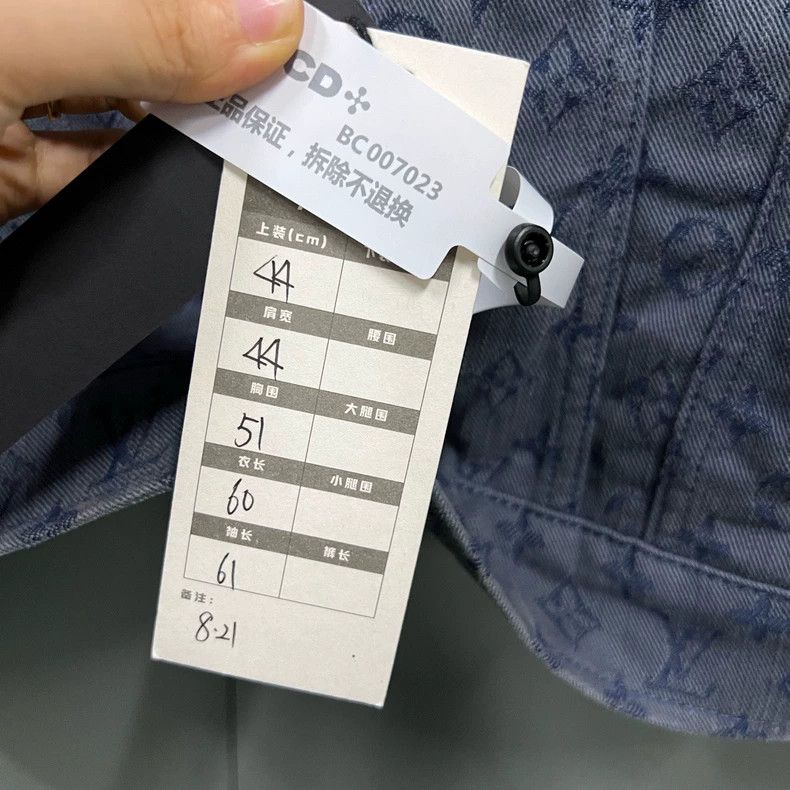 Louis Vuitton Louis Vuitton Navy blue presbyopic denim jacket 2503-Nextar Size US S / EU 44-46 / 1 - 6 Thumbnail