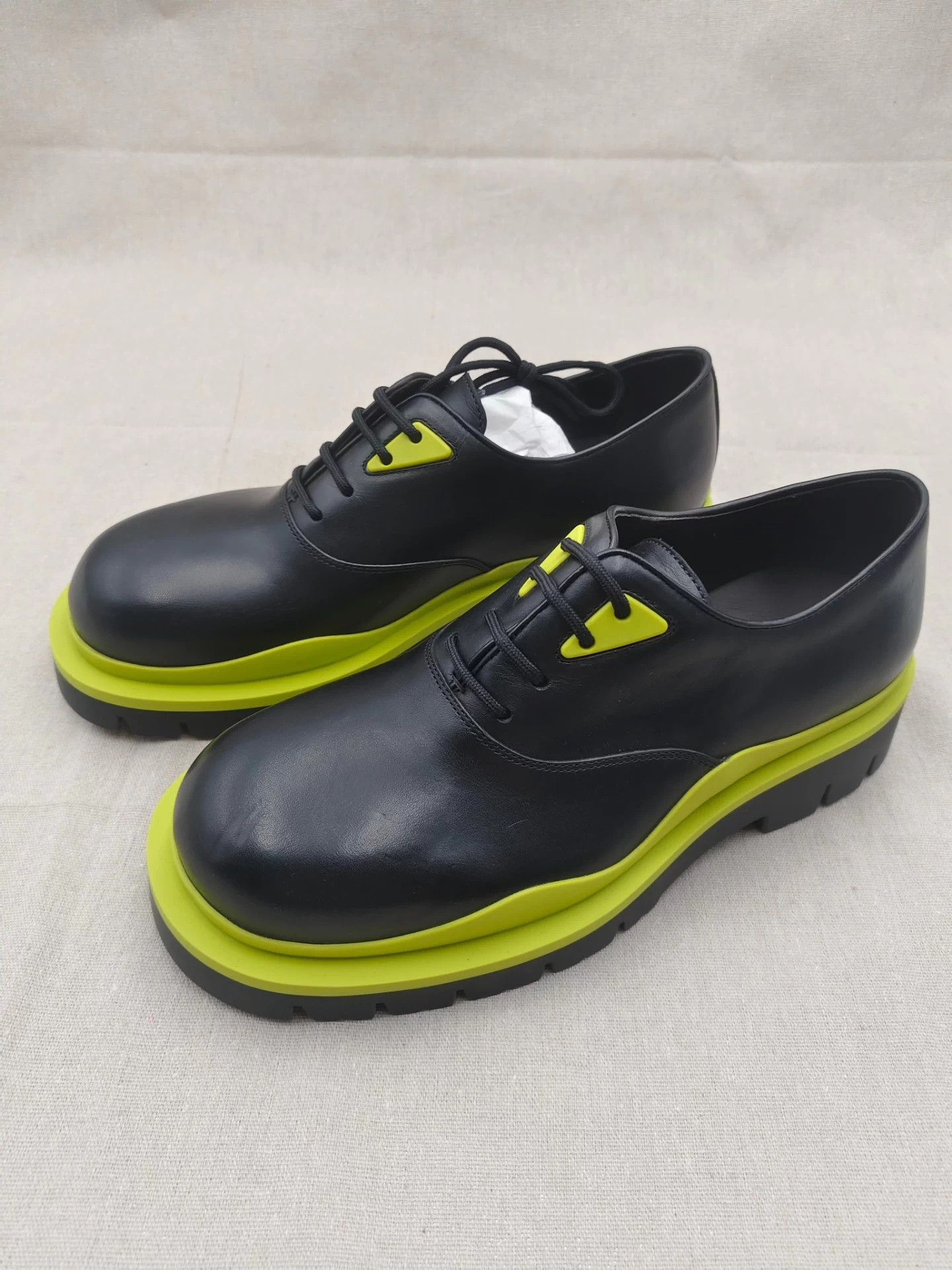 Bvlgari Bottega Veneta Tire Platform Leather Loafer 40 Size US 7 / EU 40 - 2 Thumbnail