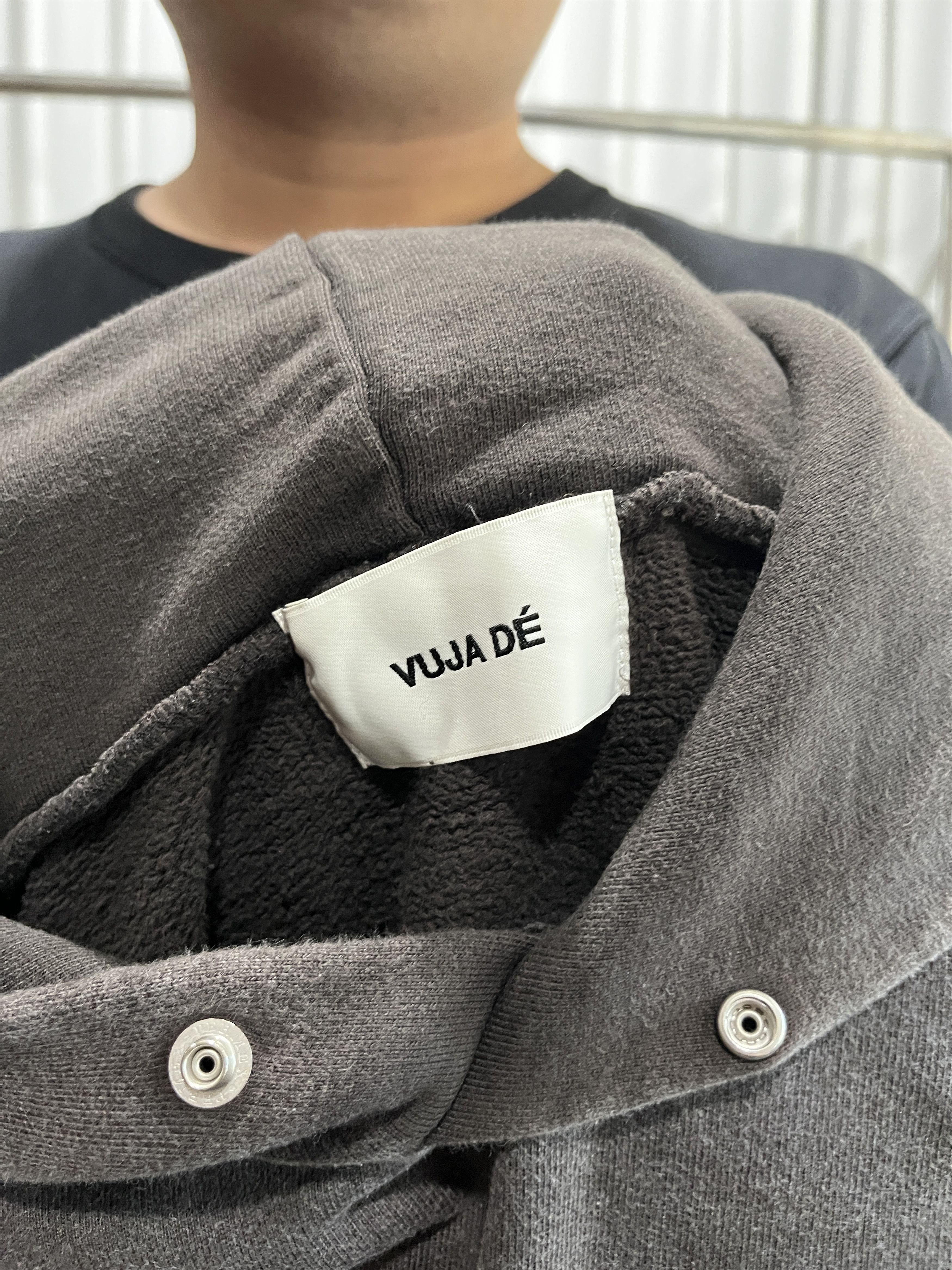 Vuja De UNEVEN DYE SNAP HOODIE Size US L / EU 52-54 / 3 - 3 Thumbnail