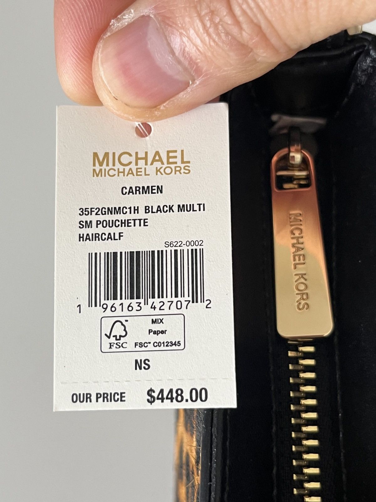 Michael Kors Michael Kors Carmen Small Pouchette Size ONE SIZE - 6 Thumbnail