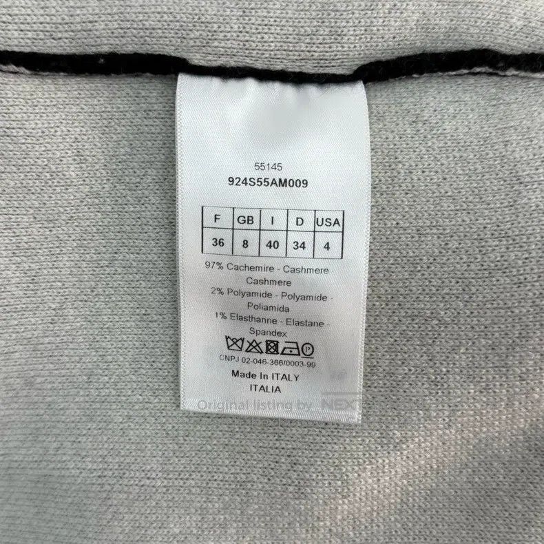 Dior Dior Black number 8 cashmere sweater Size XS / US 0-2 / IT 36-38 - 6 Thumbnail