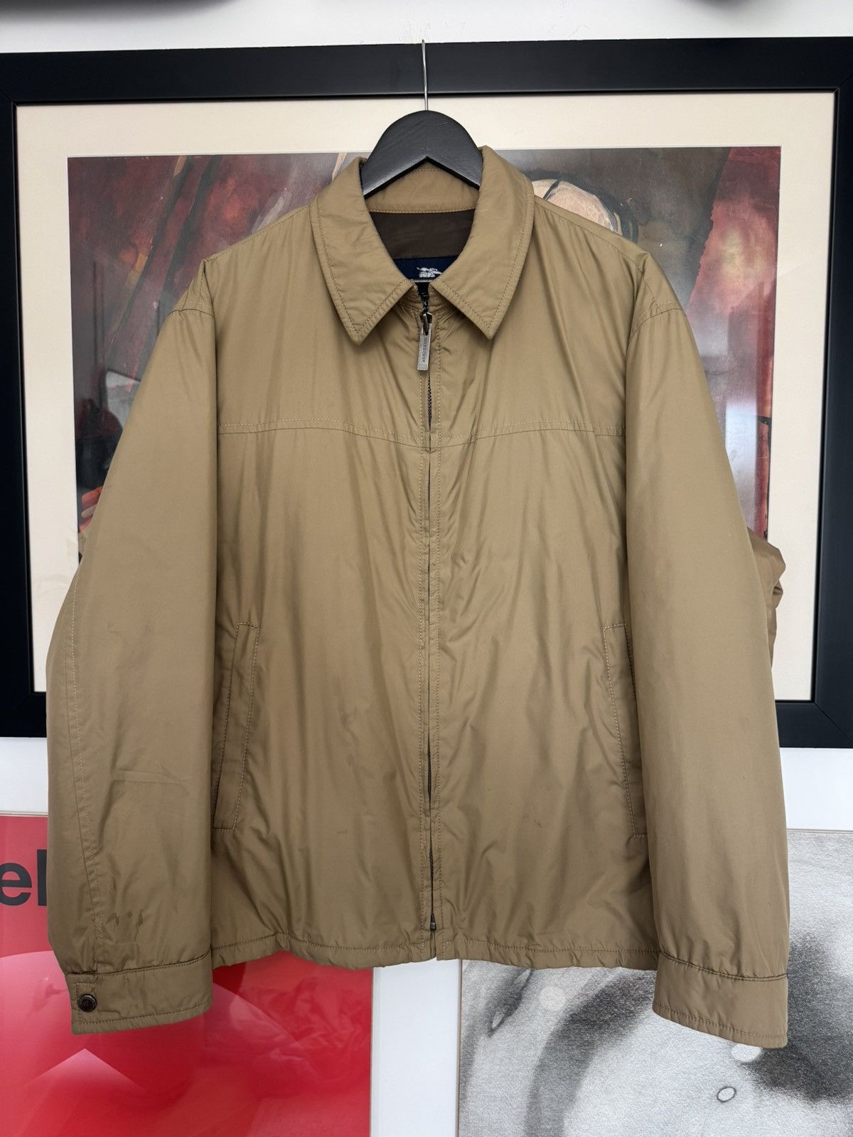 Burberry Vintage Burberry Beige Casual Jacket 90s Streetwear Designer Size US L / EU 52-54 / 3 - 1 Thumbnail