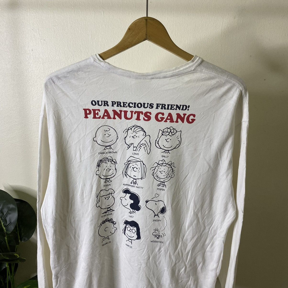Peanuts GU x Peanuts Gang 70th Anniversary Collaboration LS T Shirt Size US M / EU 48-50 / 2 - 2 Thumbnail