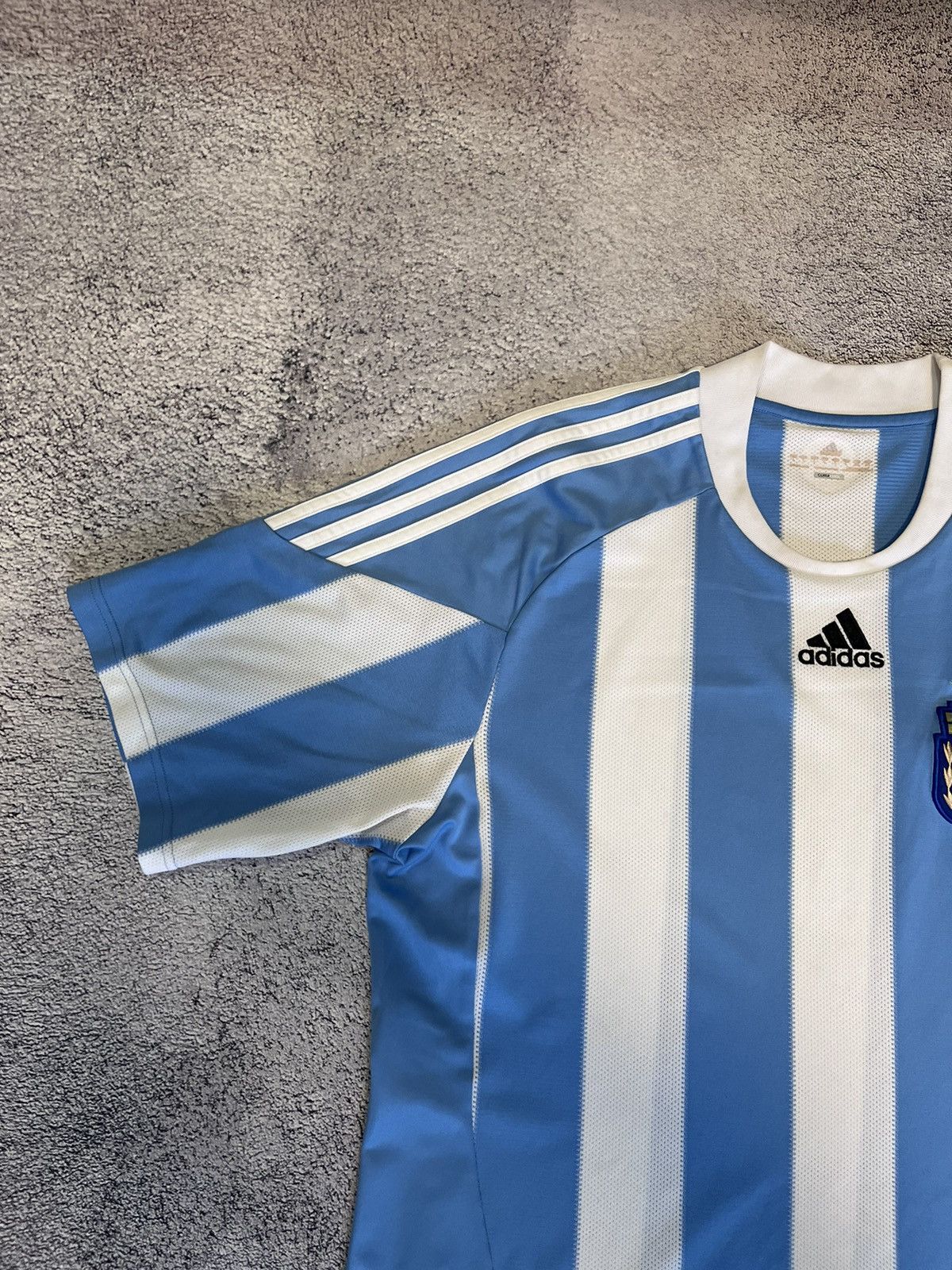 Adidas Adidas T- Shirt Jersey Argentina 2009 Home Soccer Football Size US L / EU 52-54 / 3 - 4 Thumbnail