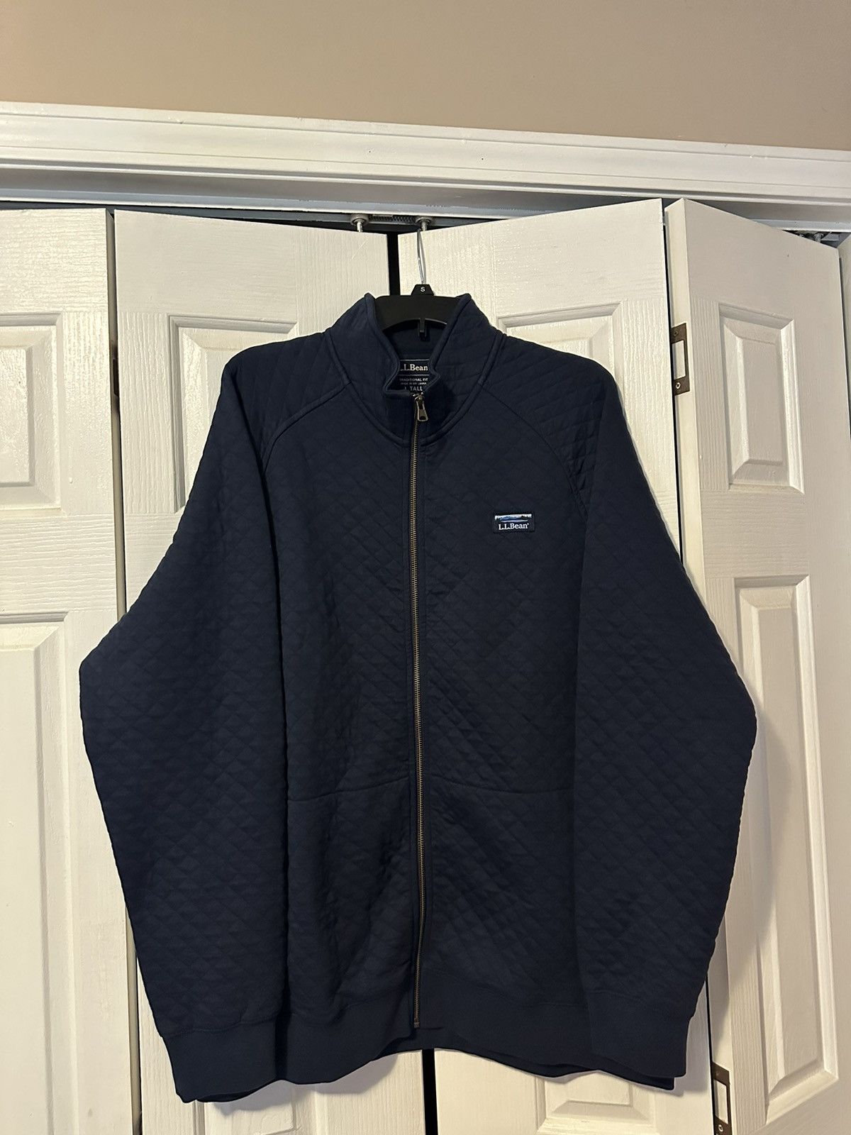 L.L. Bean L.L.Bean Quilted Zip Up Jacket / Sweatshirt Size US L / EU 52-54 / 3 - 1 Thumbnail