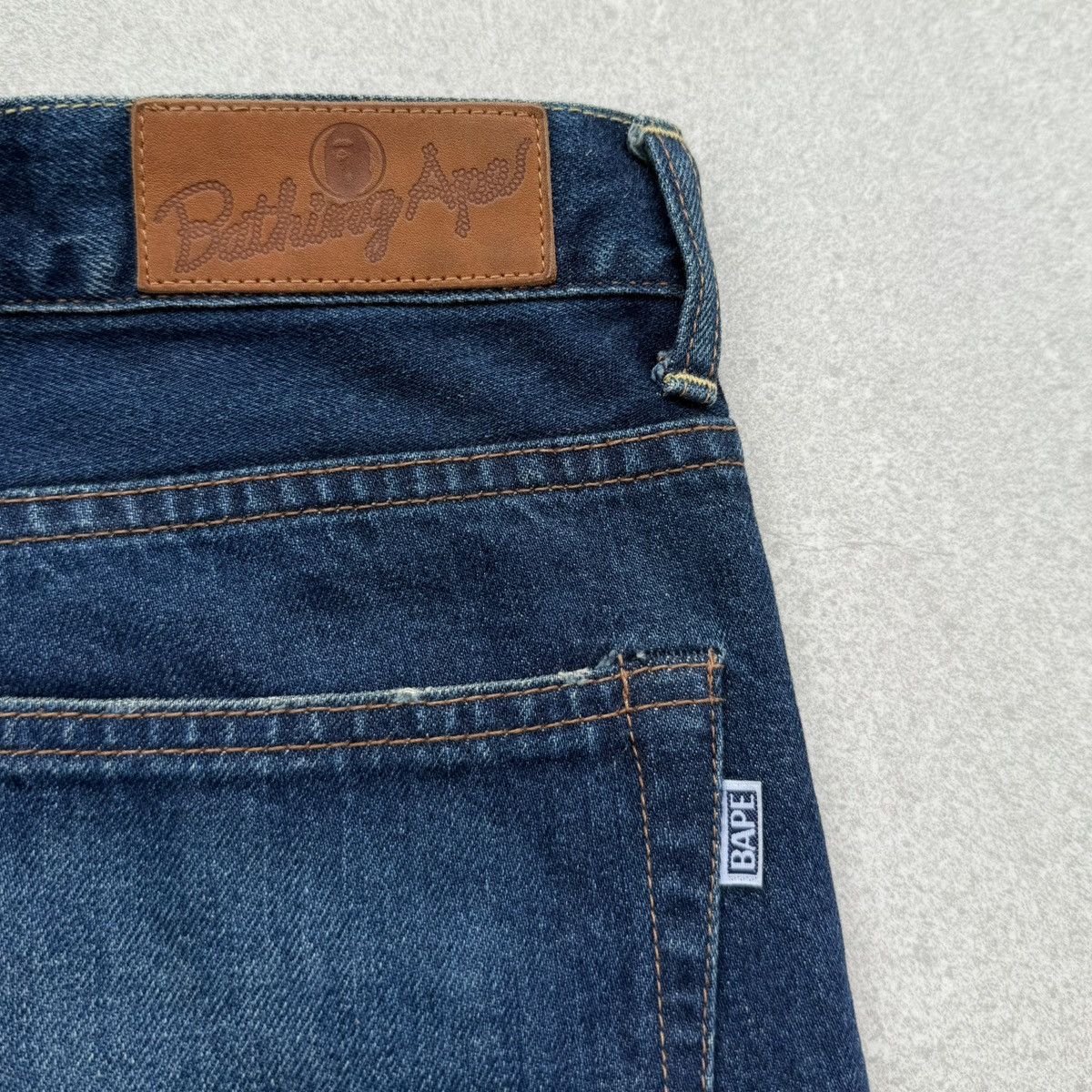 Bape BAPE Type-05 Slim Taper Denim Distressed Jeans Size US 34 / EU 50 - 12 Thumbnail