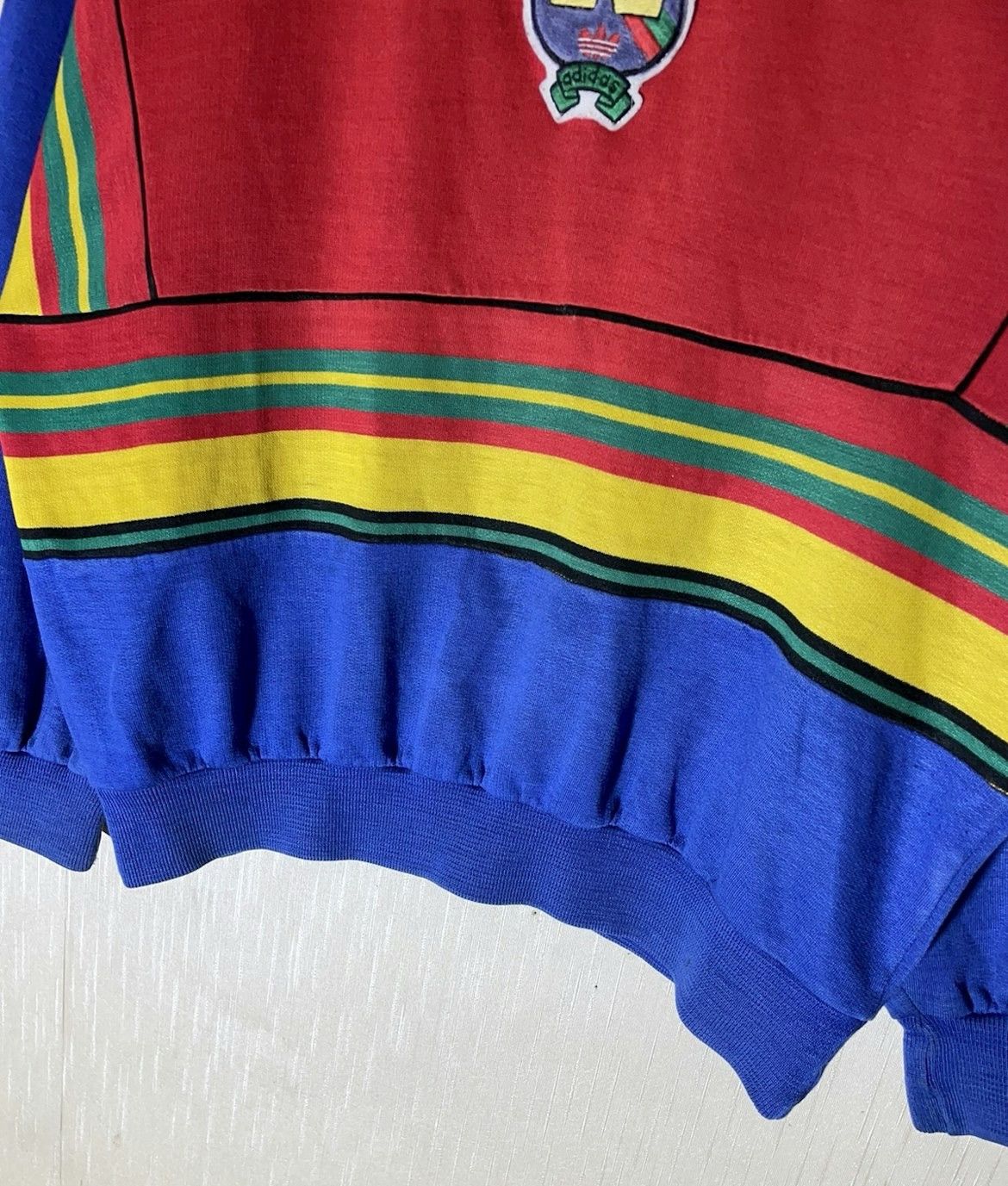 Adidas × Vintage Adidas Ventex very rare y2k sweatshirt 80-90s Size US S / EU 44-46 / 1 - 7 Thumbnail