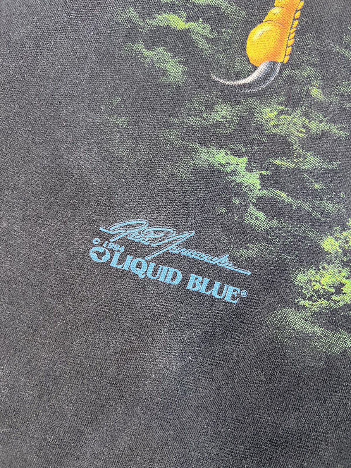 Liquid Blue Vintage liquid blue graphic 3d prints T-shirt Size US XL / EU 56 / 4 - 3 Thumbnail