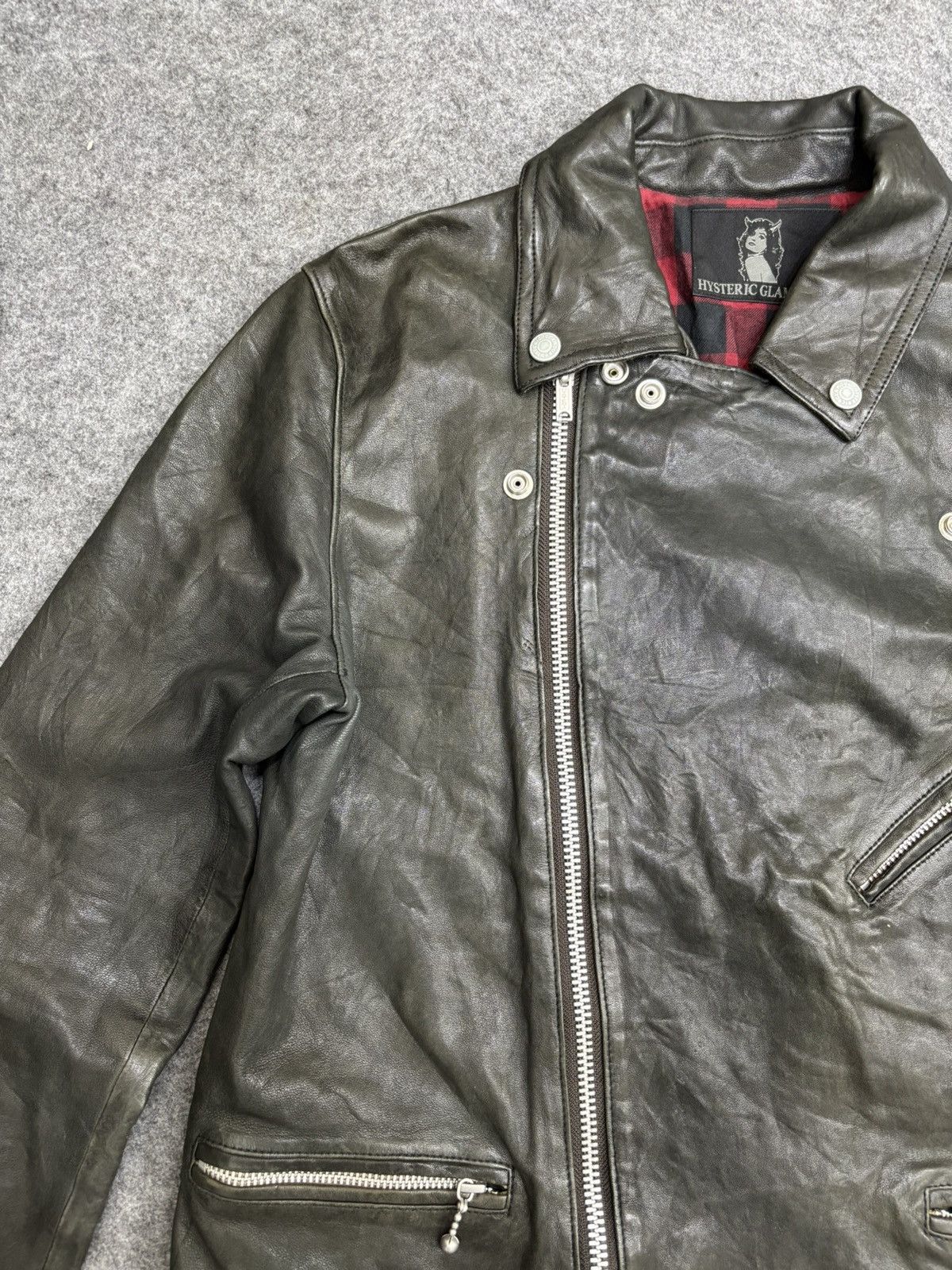 Hysteric Glamour 💥Archival💥Vtg Hysteric Glamour Sheepskin Biker Jacket F592 Size US M / EU 48-50 / 2 - 6 Thumbnail