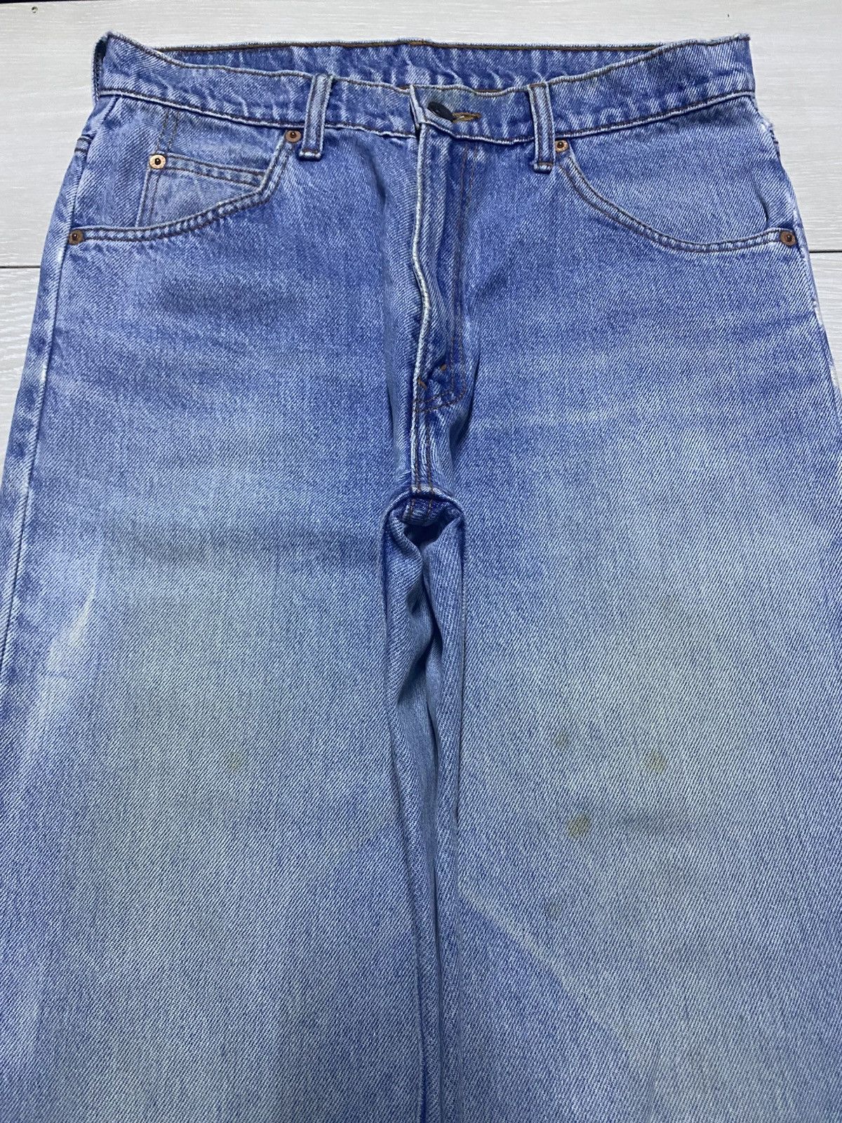 Levi's Vintage Levis 510 Light Wash Bleach Distressed Jeans Size US 30 / EU 46 - 3 Thumbnail