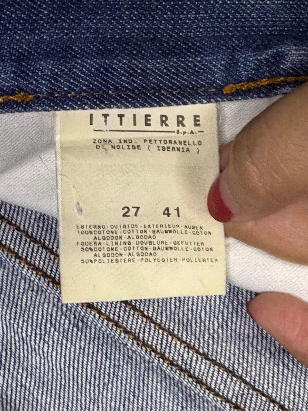 Dolce & Gabbana Vintage Dolce & Gabbana Faded Wash Distressed Flare Jeans Size 29" - 10 Thumbnail