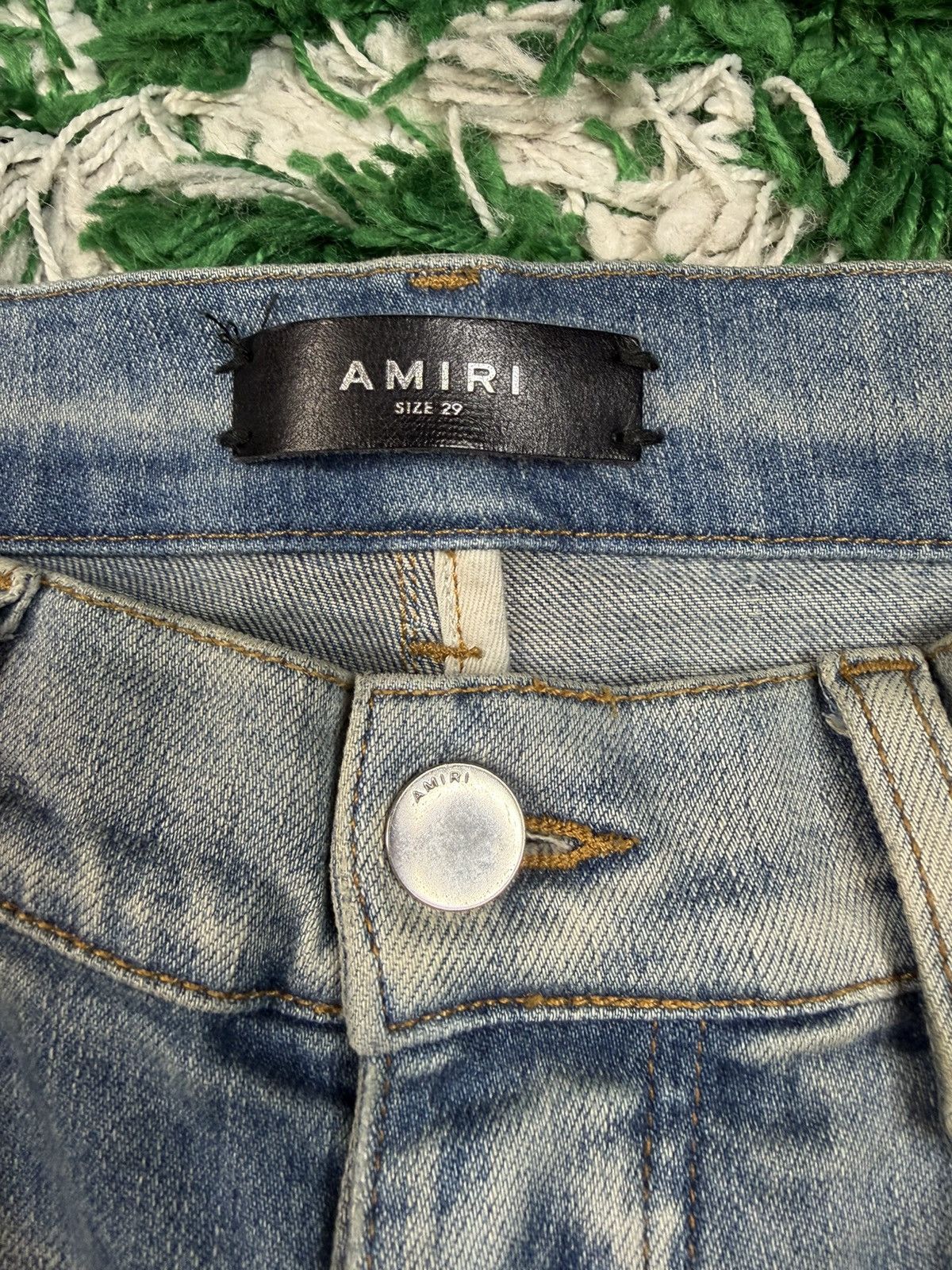 Amiri Amiri Paint Splatter Size US 29 - 3 Thumbnail