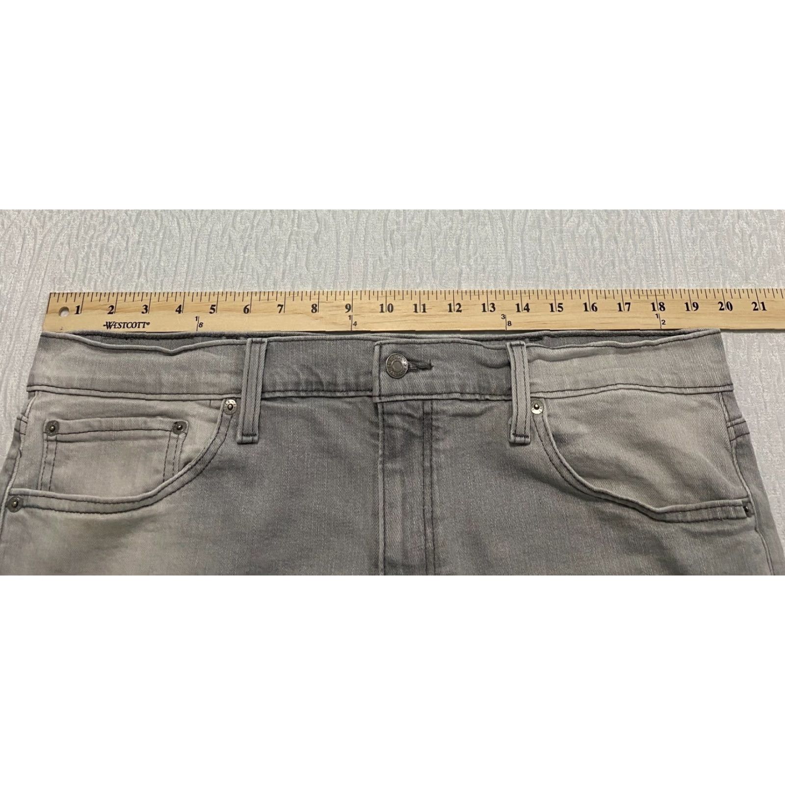 Levi's Levi's Signature S37 Slim Jeans Mens 40x30 Gray 5-Pocket Denim Jeans Slim Size US 40 / EU 56 - 5 Thumbnail