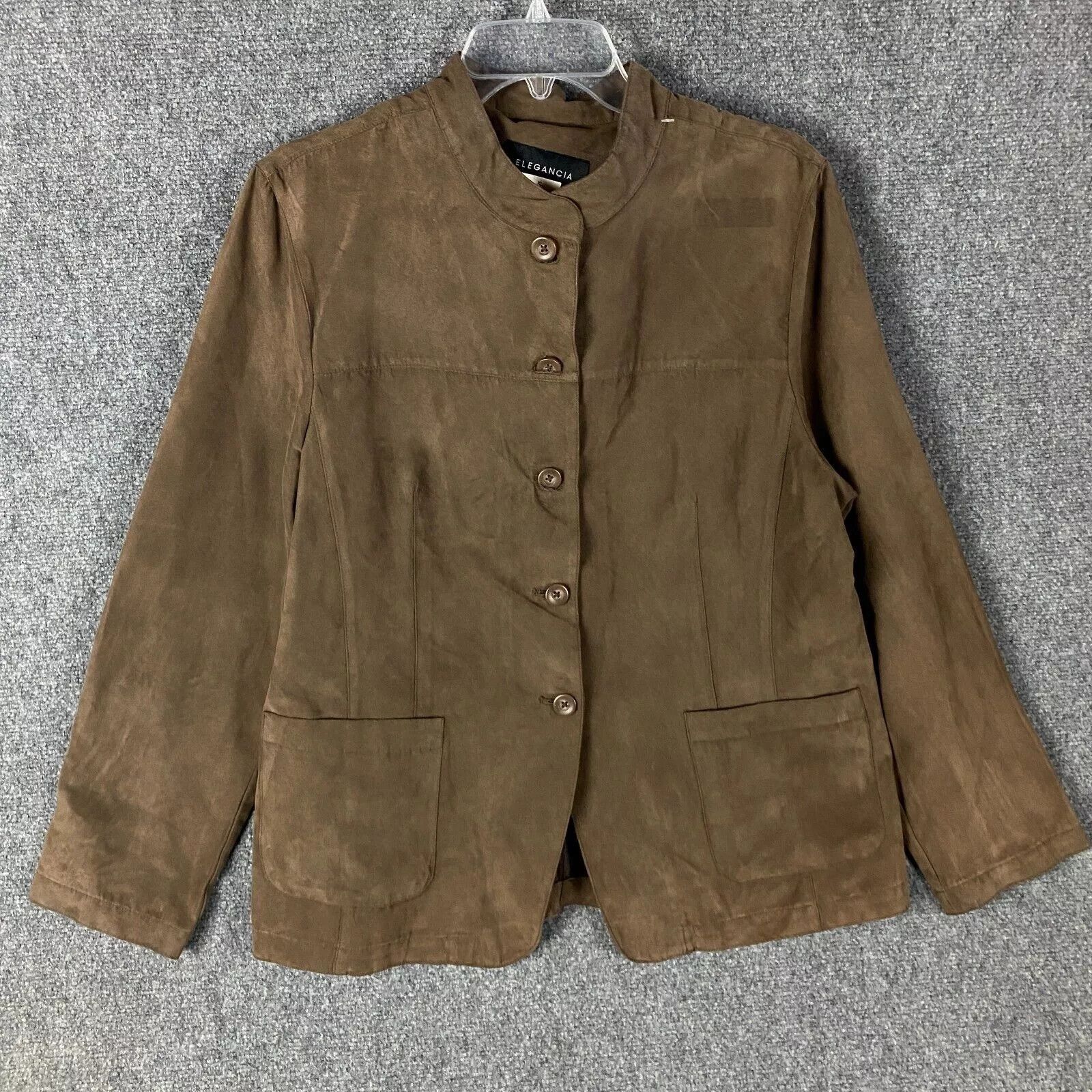 Other Elegancia Coat Women's XL Suede Polyester Adults Extra Large Size XL / US 12-14 / IT 48-50 - 1 Thumbnail