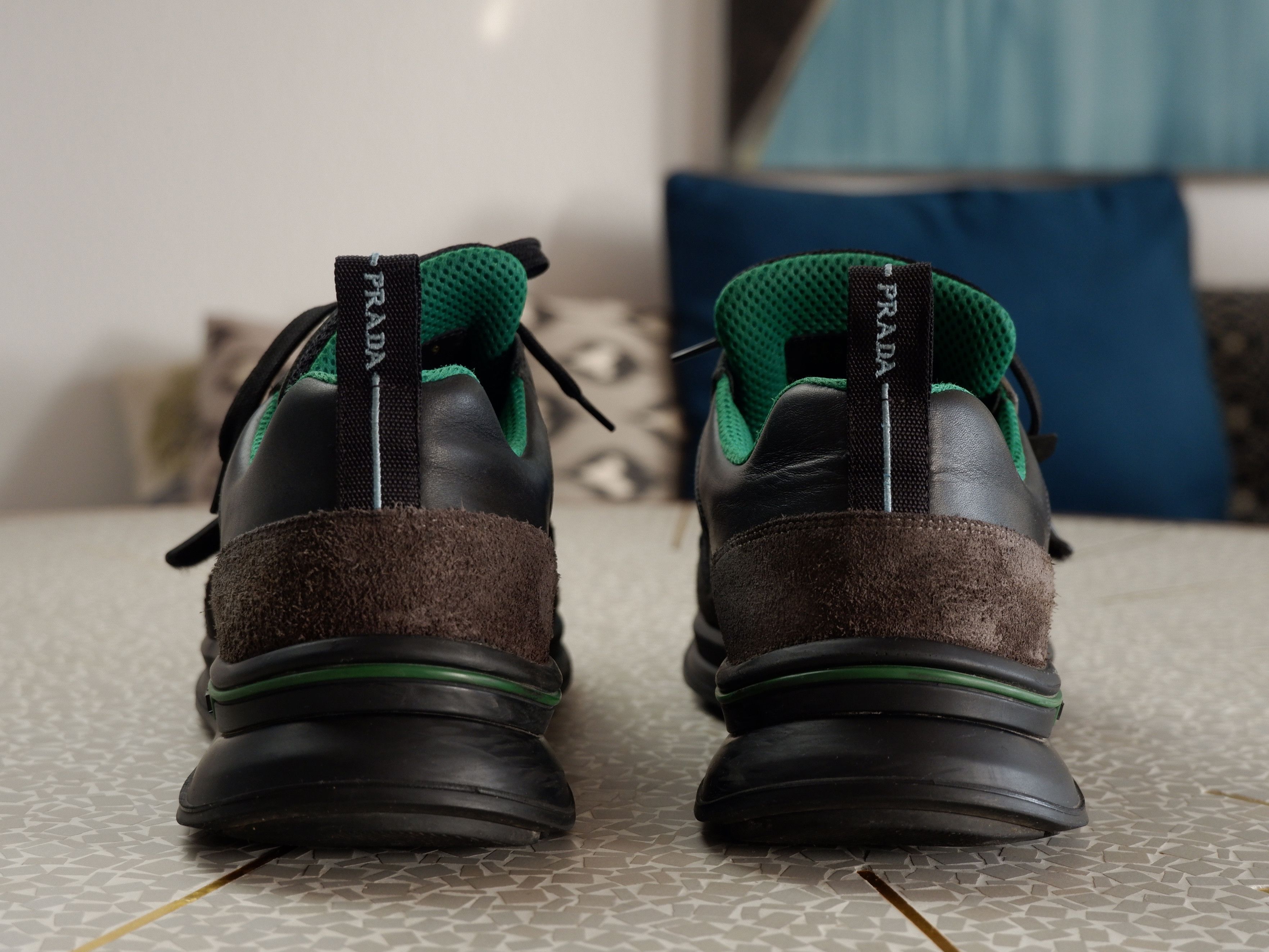 Prada Last drop! Prada mechano leather suede sneaker Size US 10.5 / EU 43-44 - 7 Thumbnail