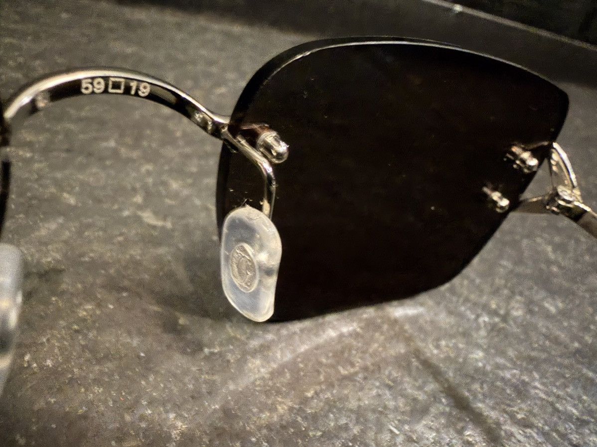 Cartier Cartier Platinum C Frame Wire Glasses –Vintage Style Rimless Size ONE SIZE - 5 Thumbnail
