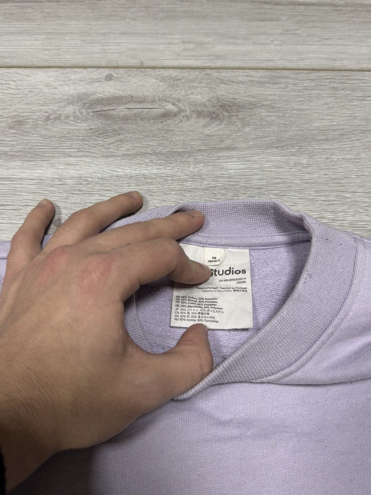 Acne Studios Acne Studios vintage sweatshirt side logo boxy fit Size US S / EU 44-46 / 1 - 3 Thumbnail