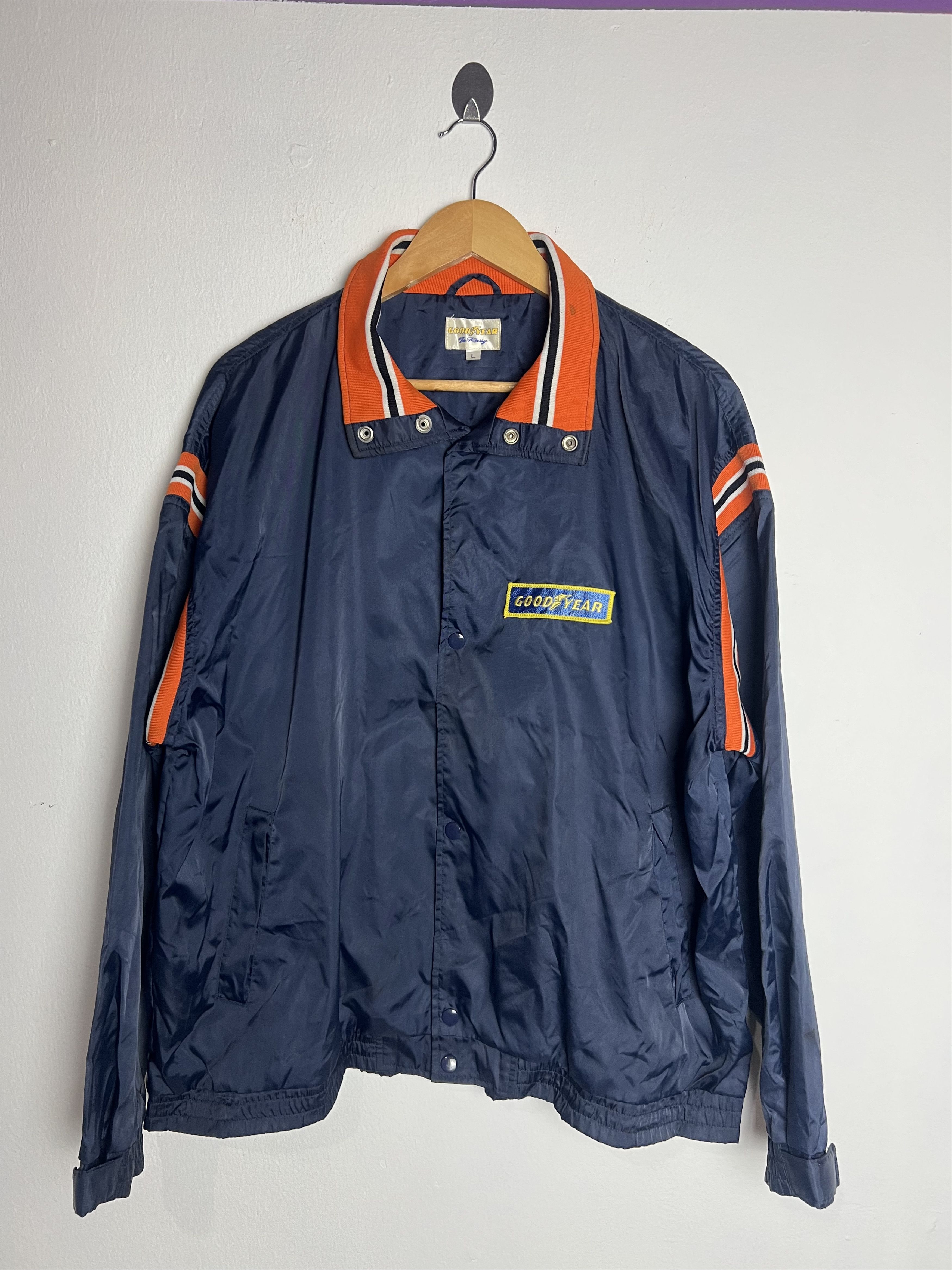 Japanese Brand Vintage Goodyear Racing Team Jacket Size US L / EU 52-54 / 3 - 1 Thumbnail