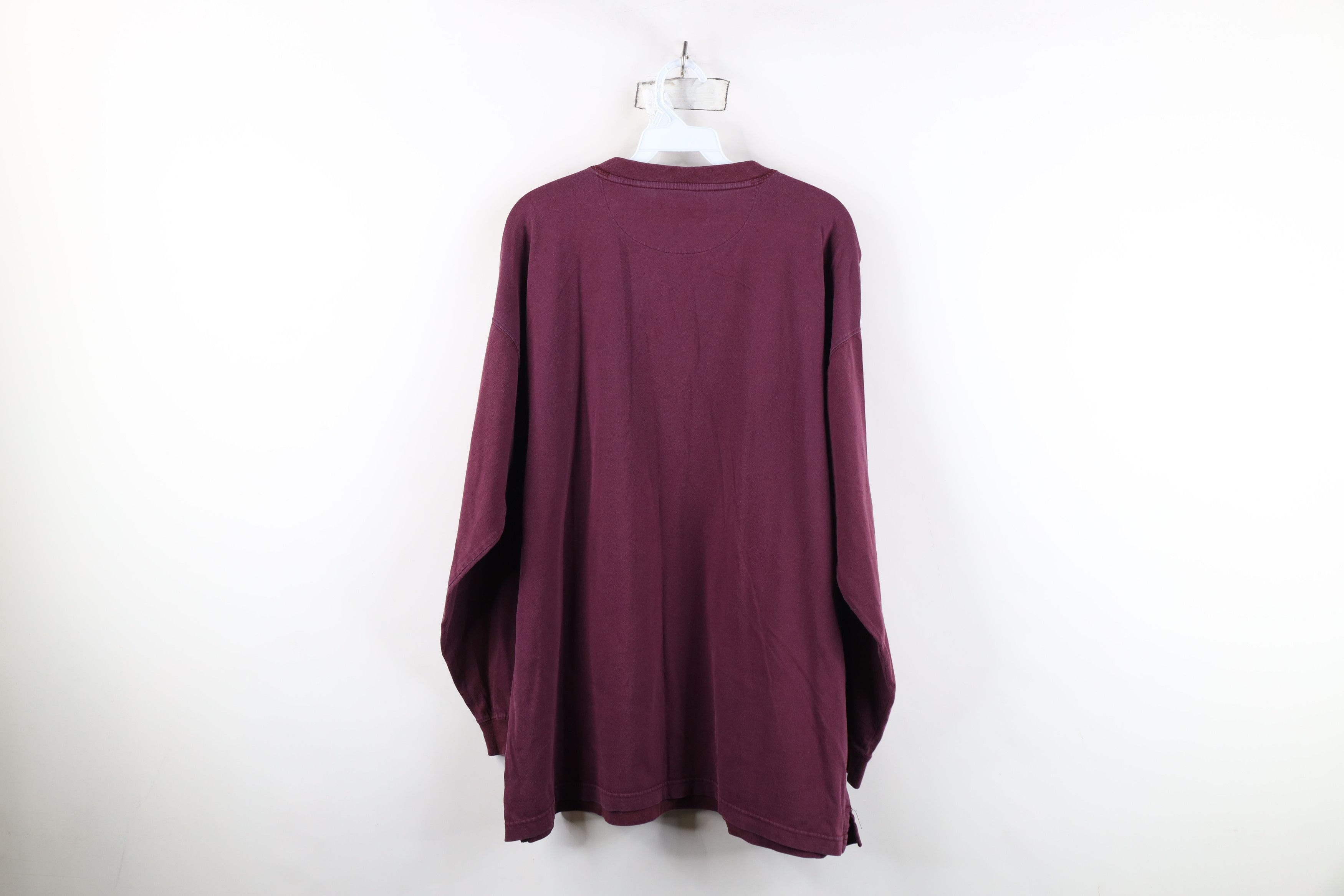 Vintage Vintage 90s Streetwear Cotton Long Sleeve Henley T-Shirt Size US XL / EU 56 / 4 - 13 Thumbnail