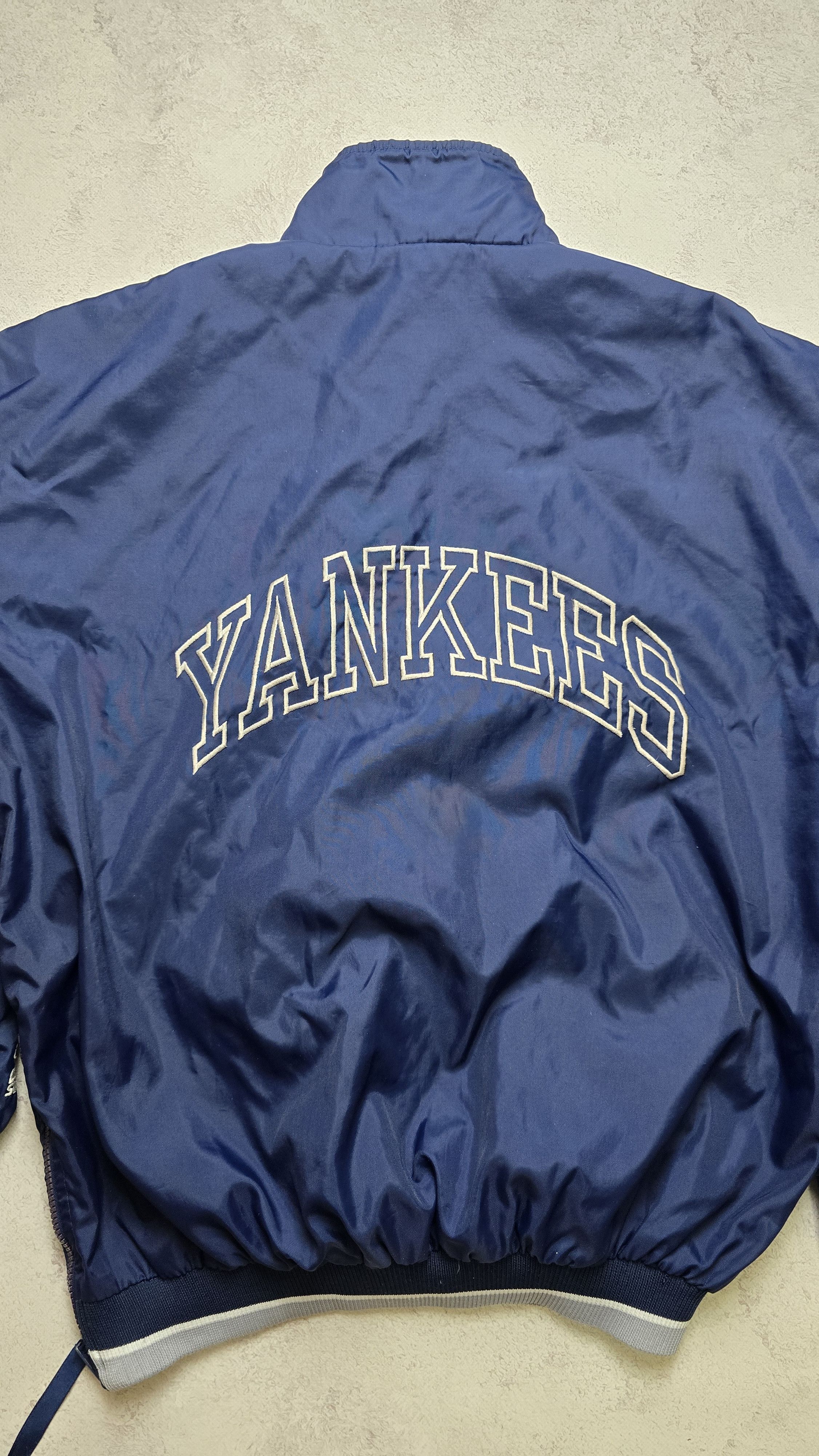 Starter Vintage Starter New York Yankees MLB 1/4 Zip Pullover Jacket Size US L / EU 52-54 / 3 - 6 Thumbnail