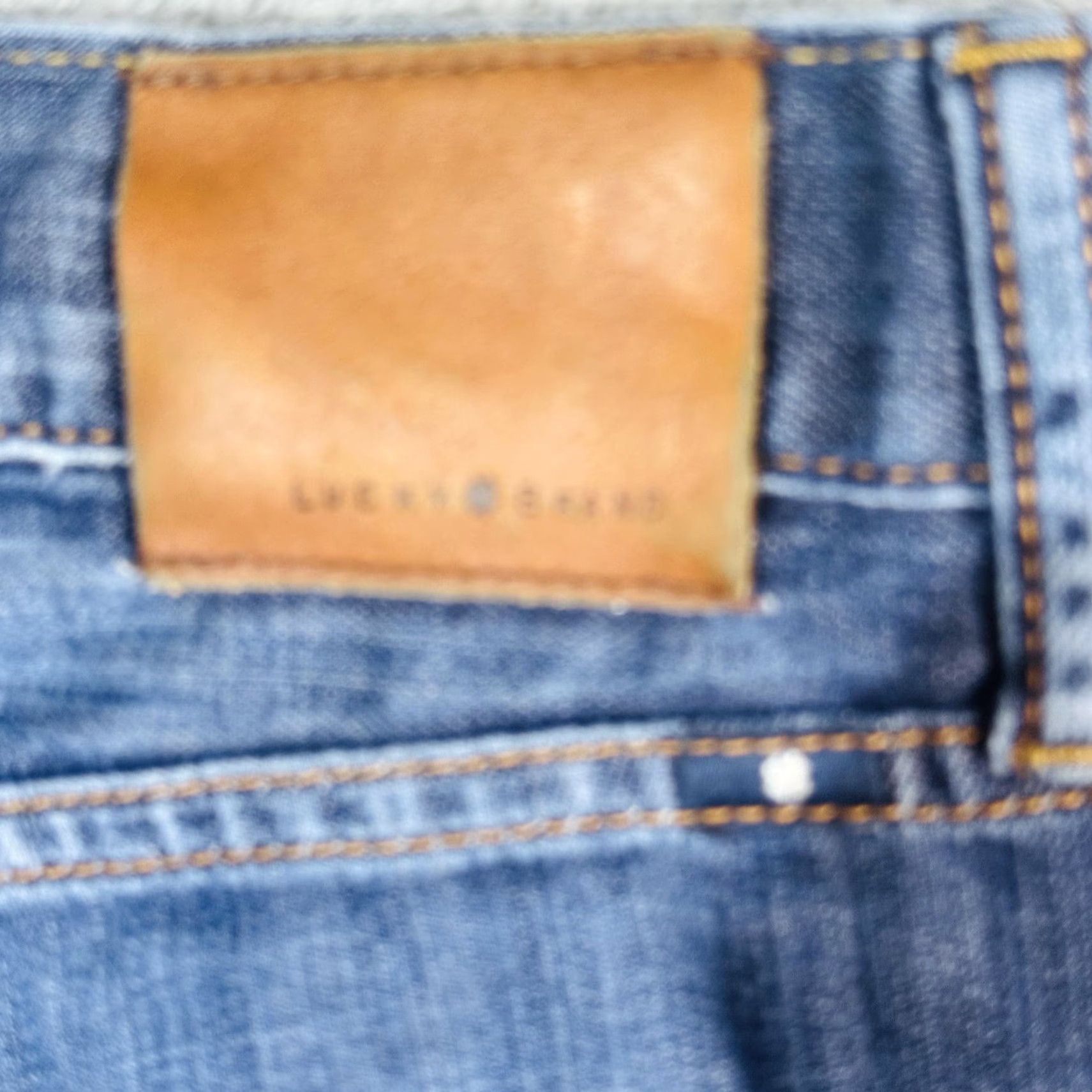 Lucky Brand Lucky Brand Bermuda Shorts Mens 34 Blue Slim Distressed Raw Hem Denim Pocket Pockets Casual Summer USA 121 Heritage Slim Mens Size US 34 / EU 50 - 4 Thumbnail