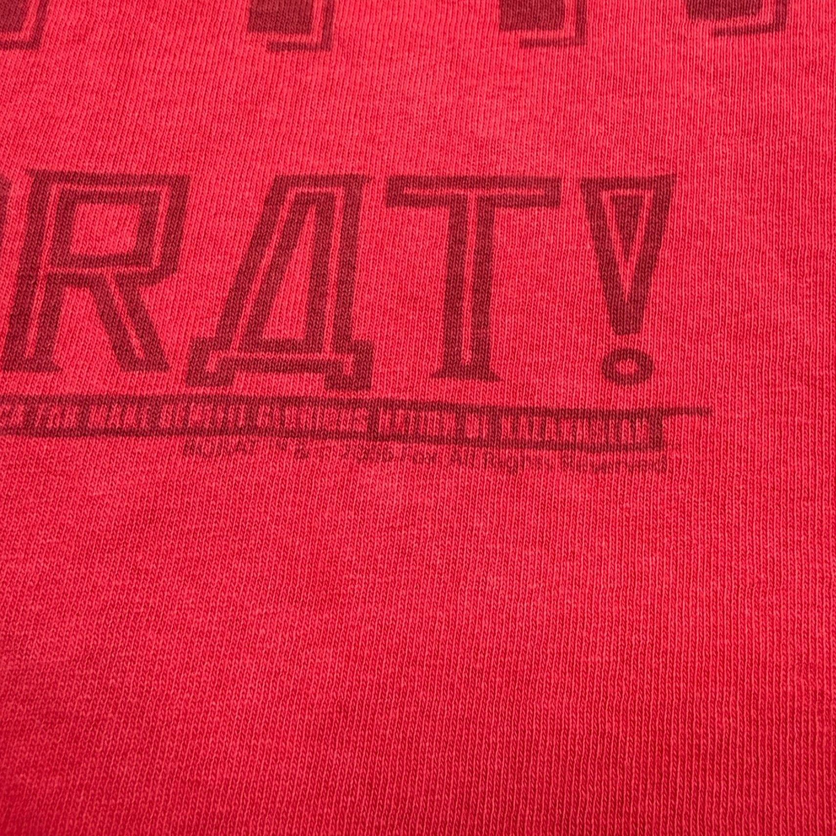 Gildan VINTAGE Gildan T-Shirt Mens XL Red Short Sleeve Borat Movie Graphic Clothing Size US XL / EU 56 / 4 - 2 Thumbnail