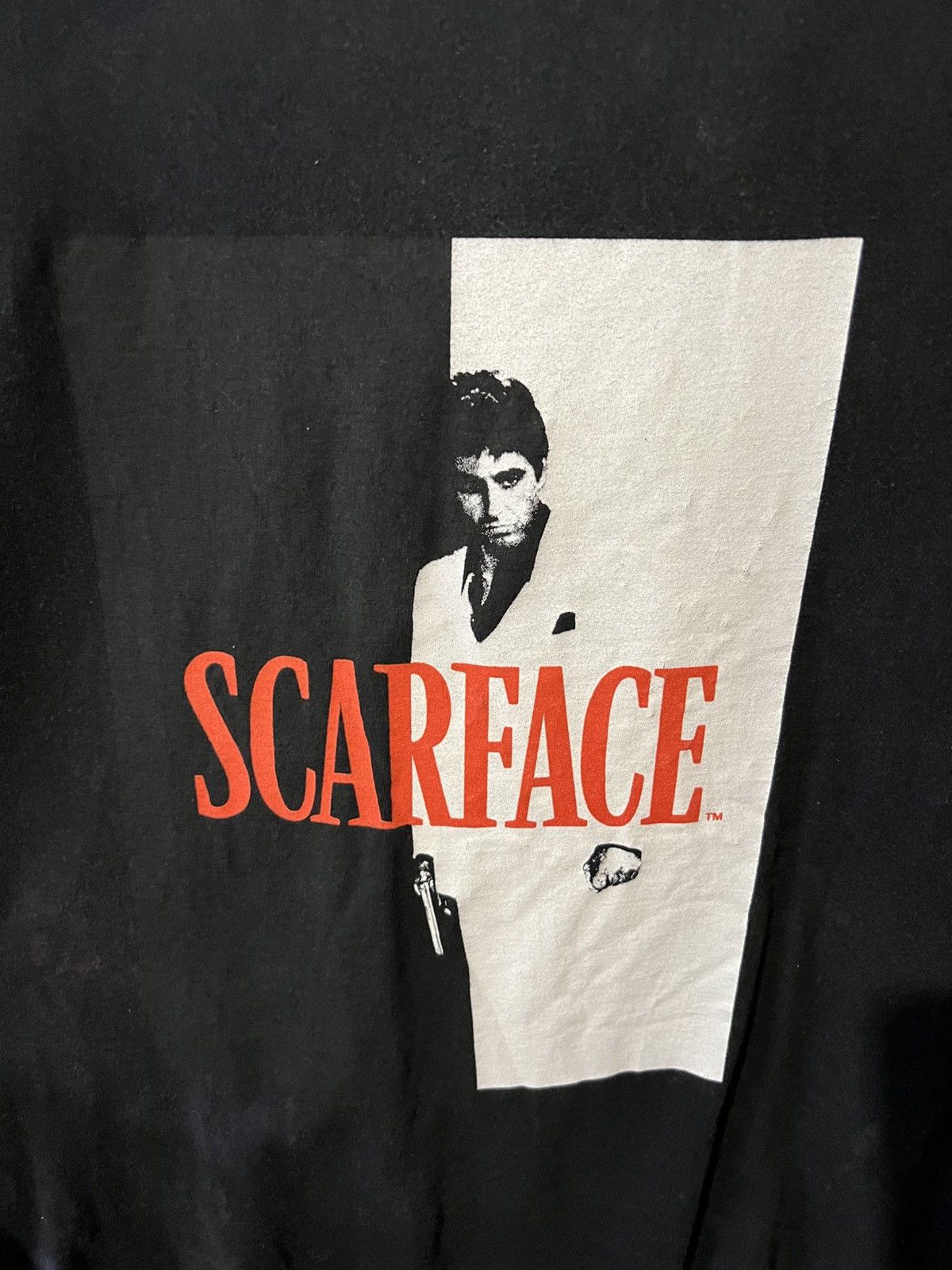 Band Tees VINTAGE SCARFACE TONY MONTANA MOVIE PROMO T SHIRT SIZE S AOP Size US S / EU 44-46 / 1 - 2 Thumbnail