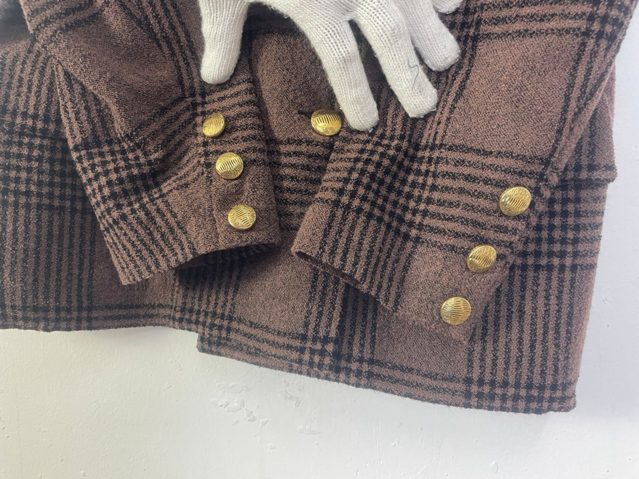 Designer × Vintage Denis Marciano Women Wool Jacket Size M / US 6-8 / IT 42-44 - 4 Thumbnail
