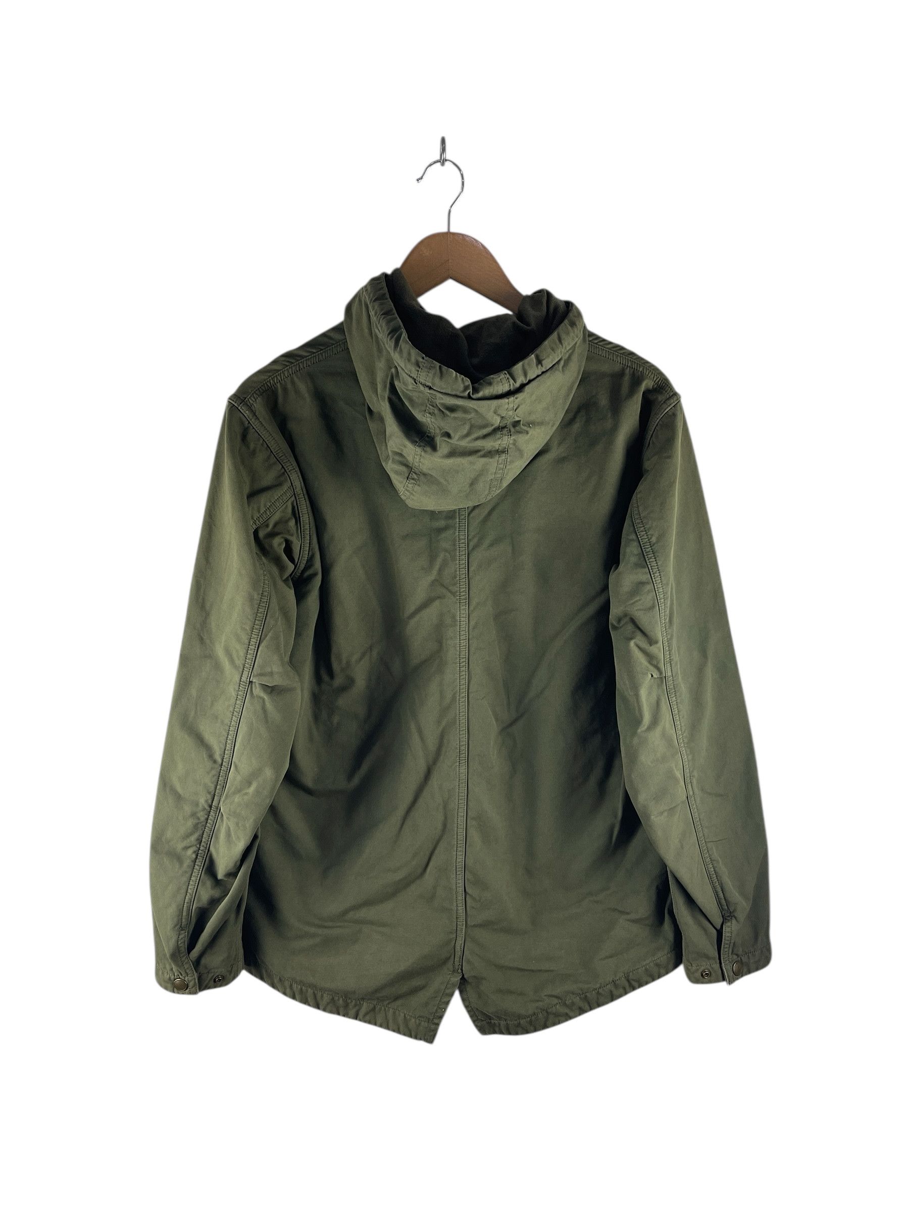 United Arrows United Arrows Green Hooded Jacket Olive Green Field Parka Size US M / EU 48-50 / 2 - 2 Thumbnail