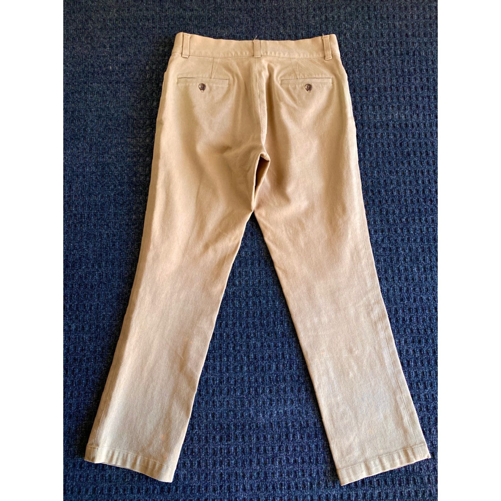 Vintage Women’s Chino Pants Polo Sport Khakis Straight 8 Beige Beige Regular 8 Pants Womens Casual Preppy Stretch Pockets Size 30" / US 8 / IT 44 - 2 Thumbnail