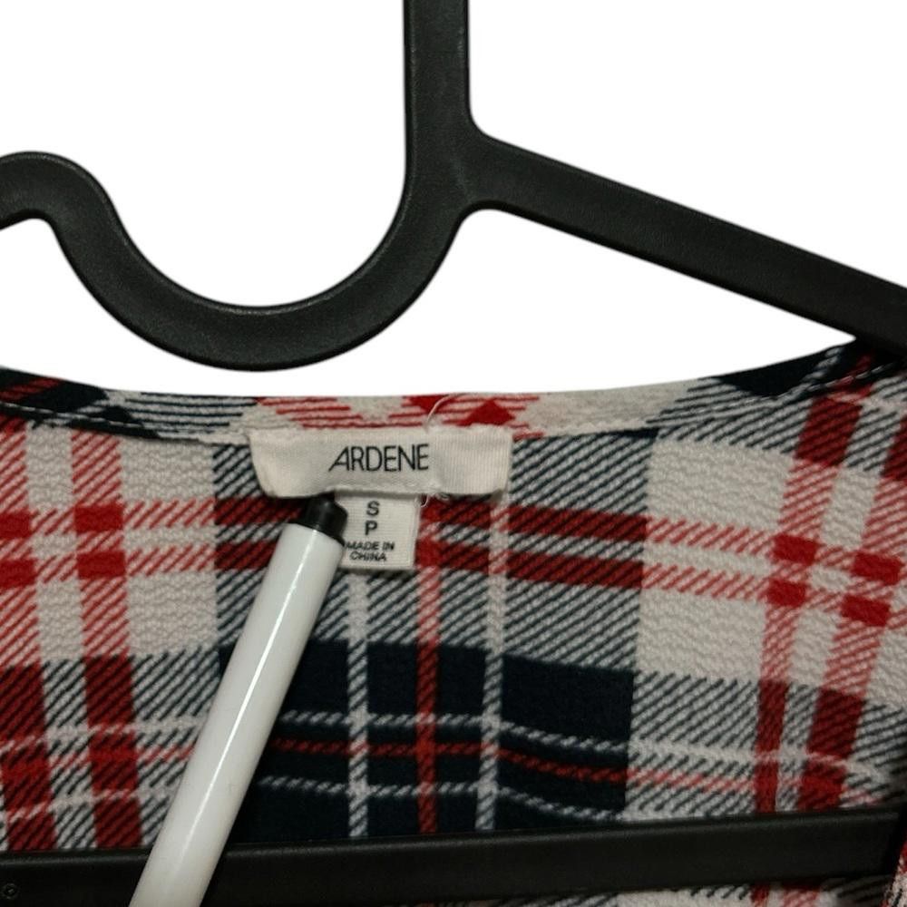 Ardene Ardene Red and Black Plaid Blouse Size S / US 4 / IT 40 - 2 Thumbnail