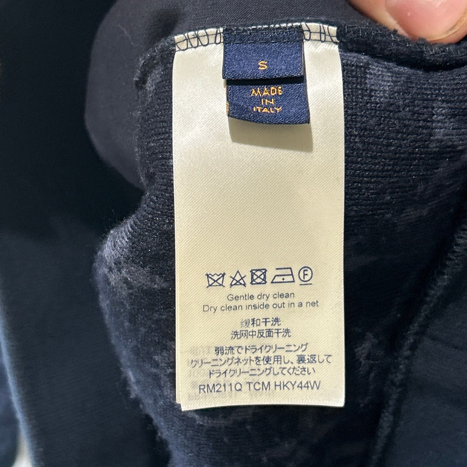 Louis Vuitton Louis Vuitton Navy Monogram Fleece Zip Up Jacket Size S Size US S / EU 44-46 / 1 - 6 Thumbnail